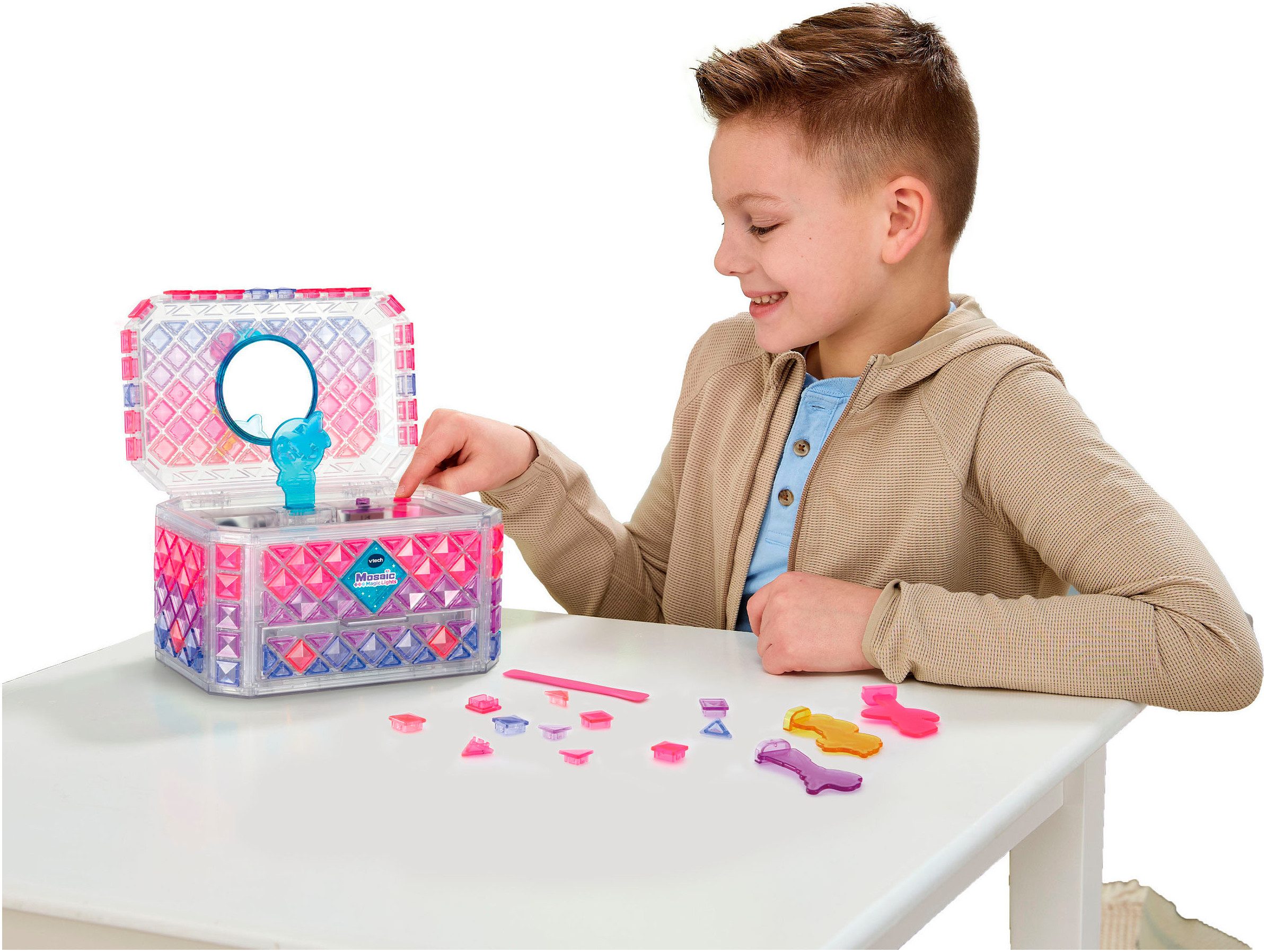 Vtech® Kreativset Mosaic Magic Lights - Schmuckkästchen