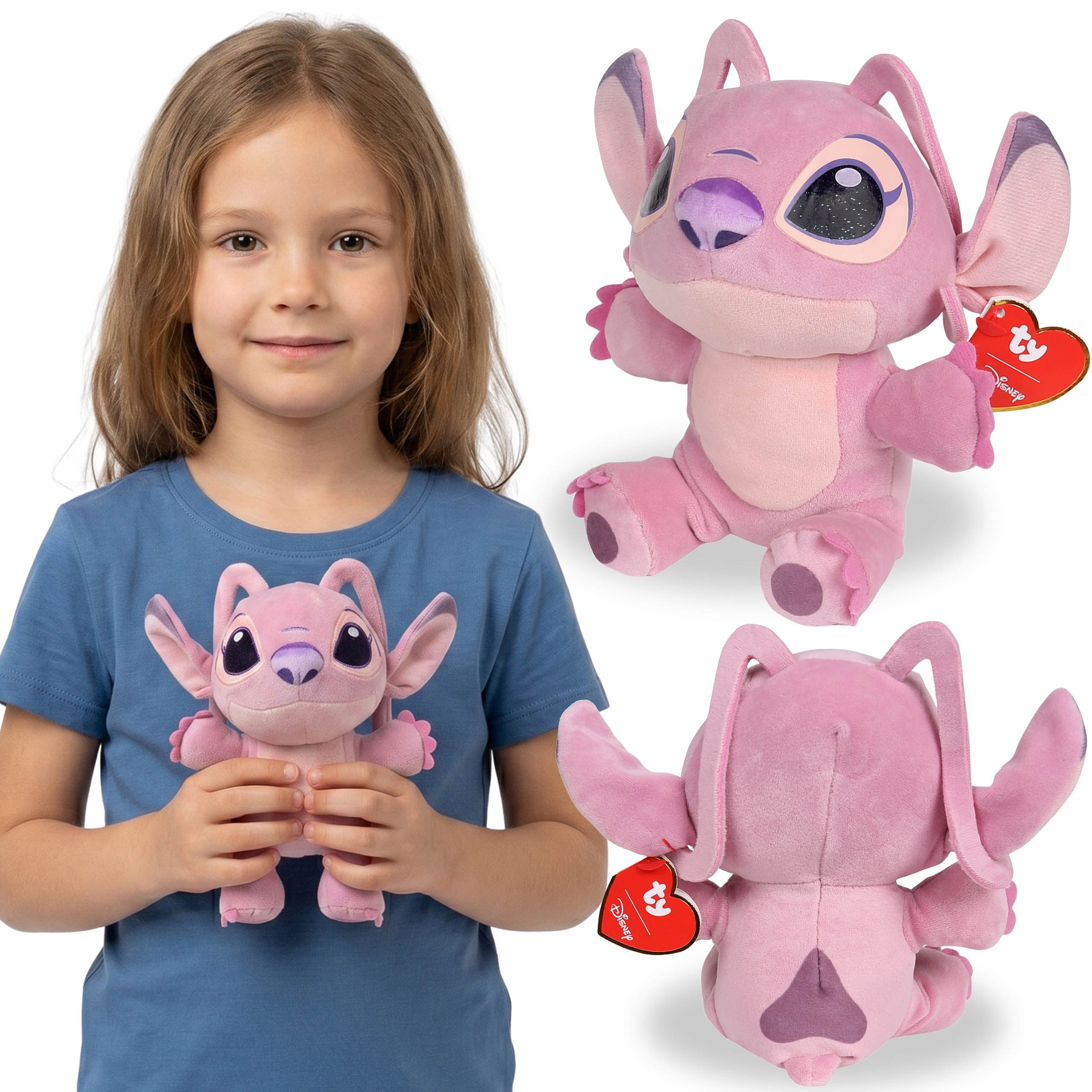 Ty® Kuscheltier TY Disney Lilo & Stitch ANGEL Beanie Babies Kuscheltier 20 cm