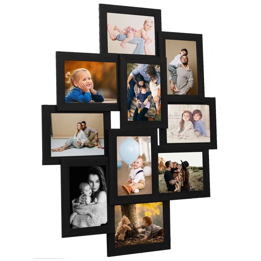 vidaXL Bilderrahmen Collage Bilderrahmen für 10x(10x15 günstig online kaufen
