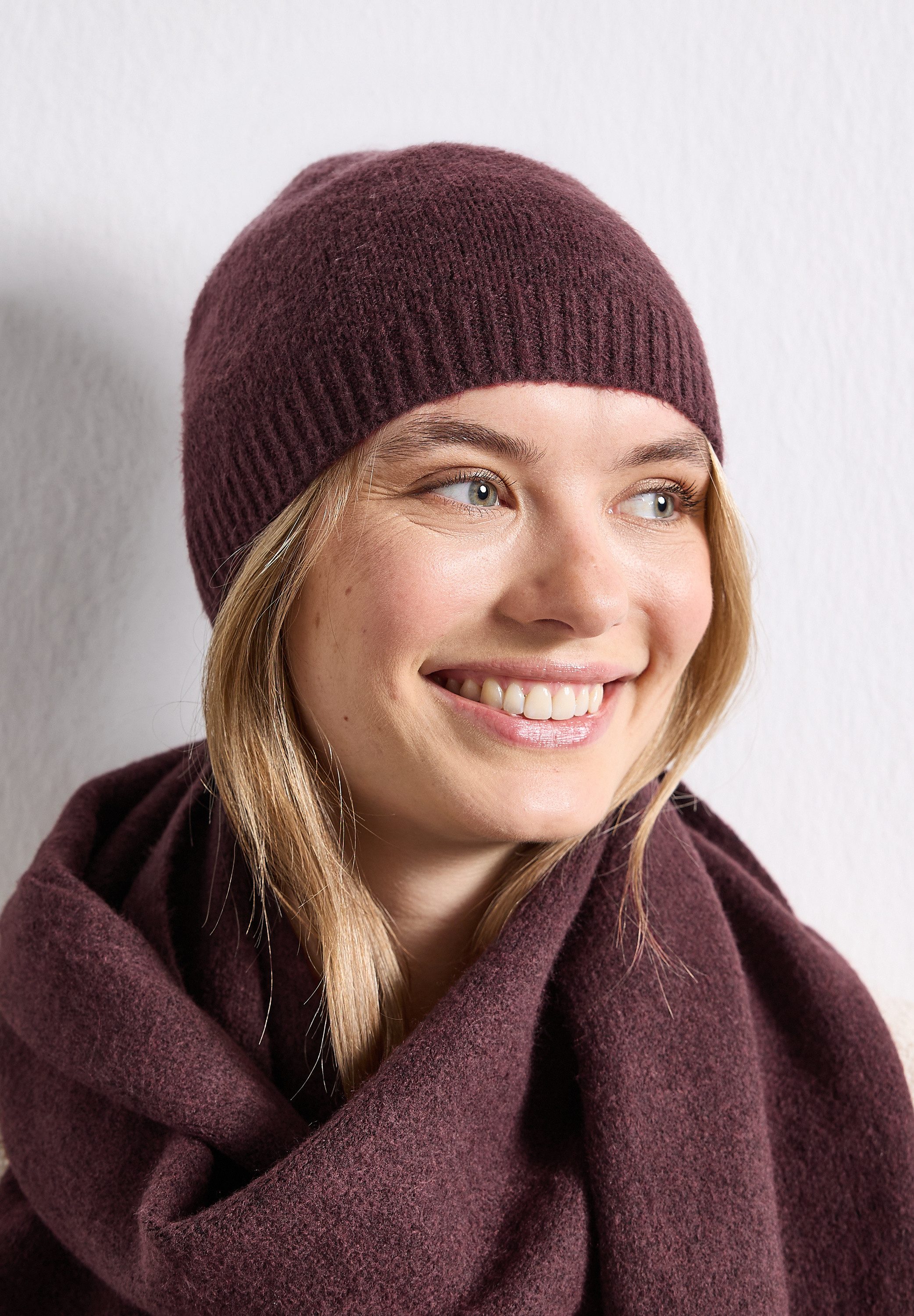 STREET ONE Strickmütze aus Feinstrick