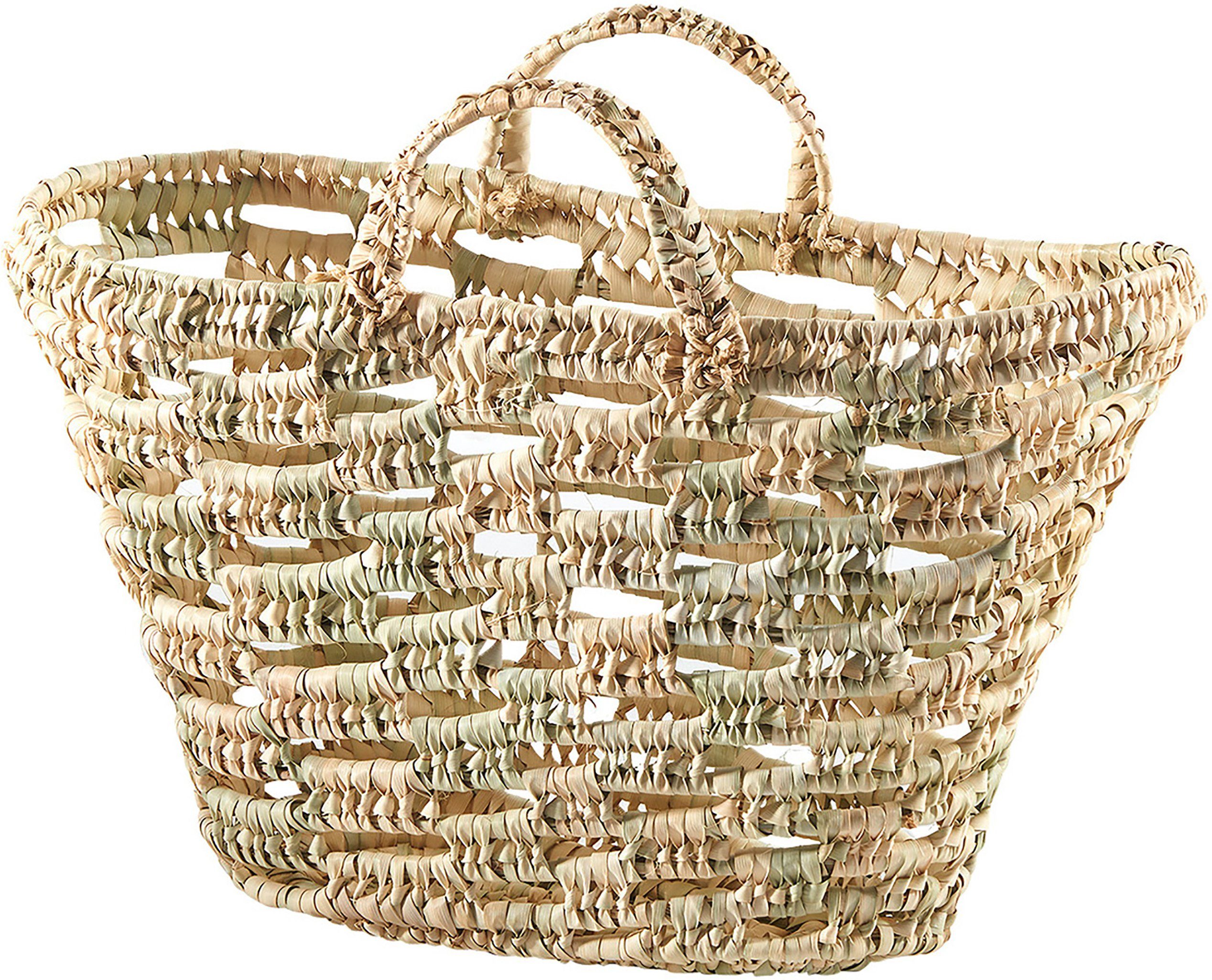 Kobolo Shopper Tasche aus Palmblatt mit günstig online kaufen