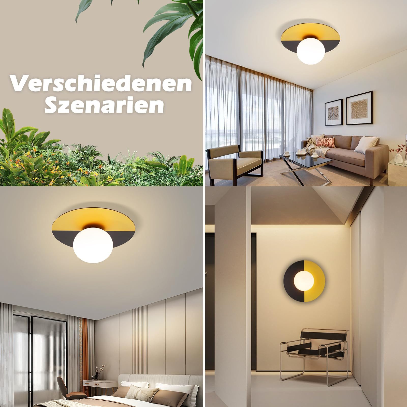 NOLITOY Nordische Deckenleuchte Kreative Innenlampe Produktbild-Vorschau 2