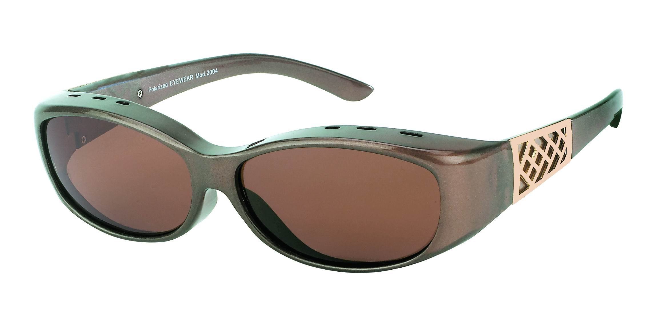 DanCarol Sonnenbrille DC-POL-2004-Überbrille,MIT Polarisierte Gläser Brillengläsern besonderen Schutz vor Licht- und Blendeffekten