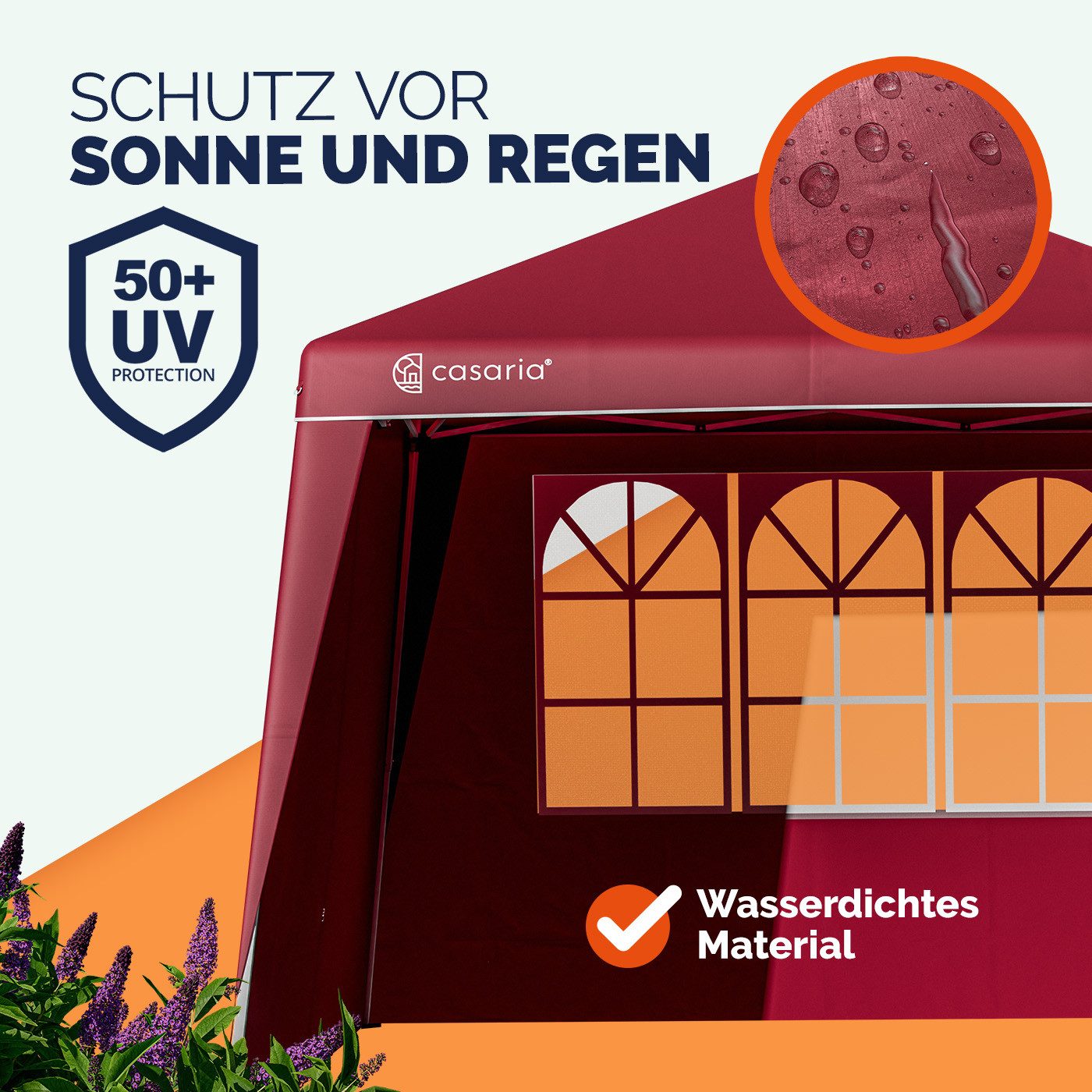 Casaria Pavillon, 2er Set Seitenwände für günstig online kaufen