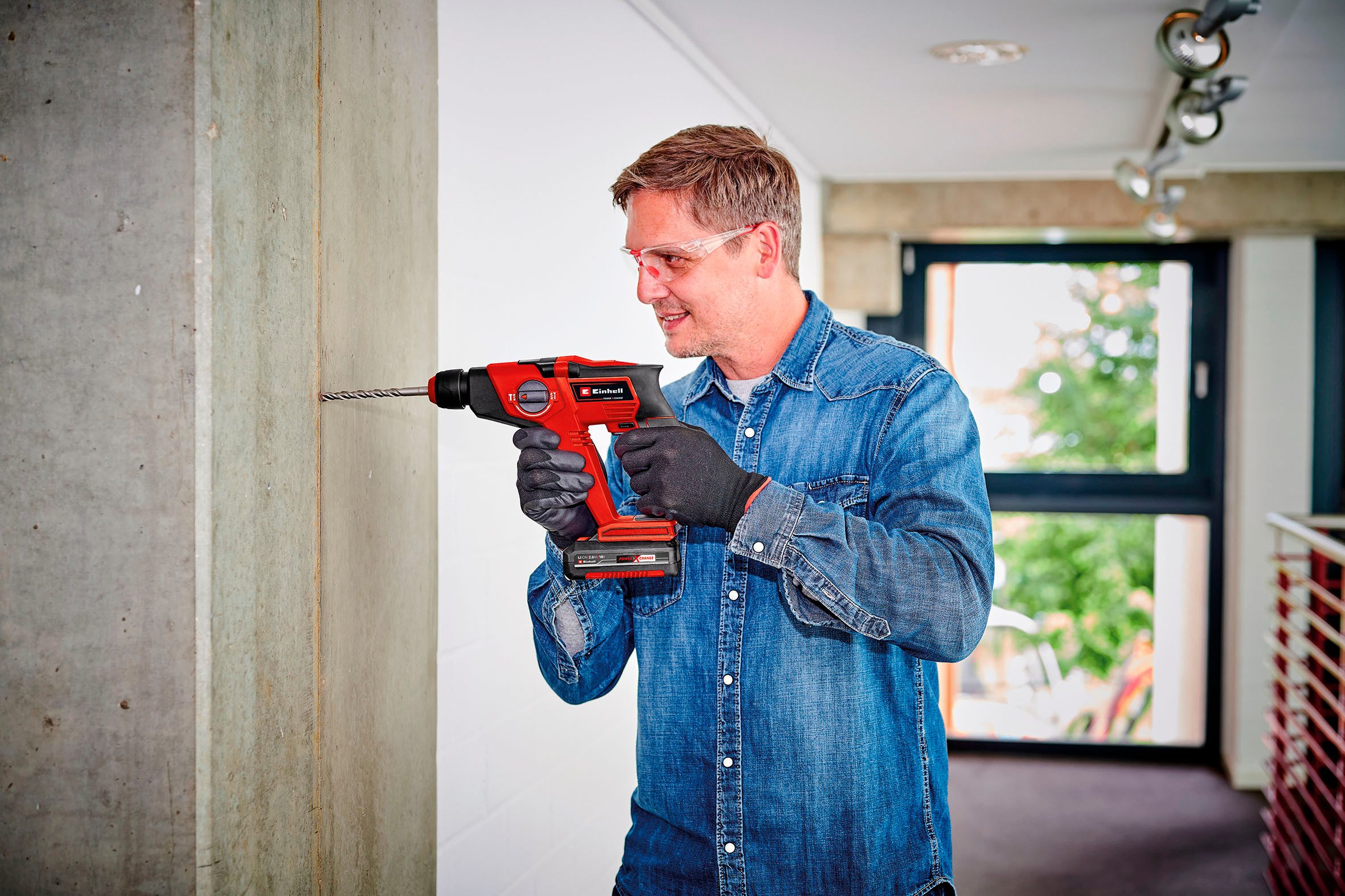 Einhell Akku-Bohrhammer TE-HD 18/12 Li - Solo, (2-tlg), ohne Akku und Ladegerät – Bild 2 von 5