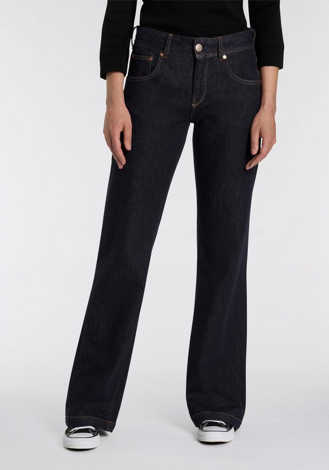 Herrlicher 5-Pocket-Jeans Edna Denim Comfort im Flared Fit