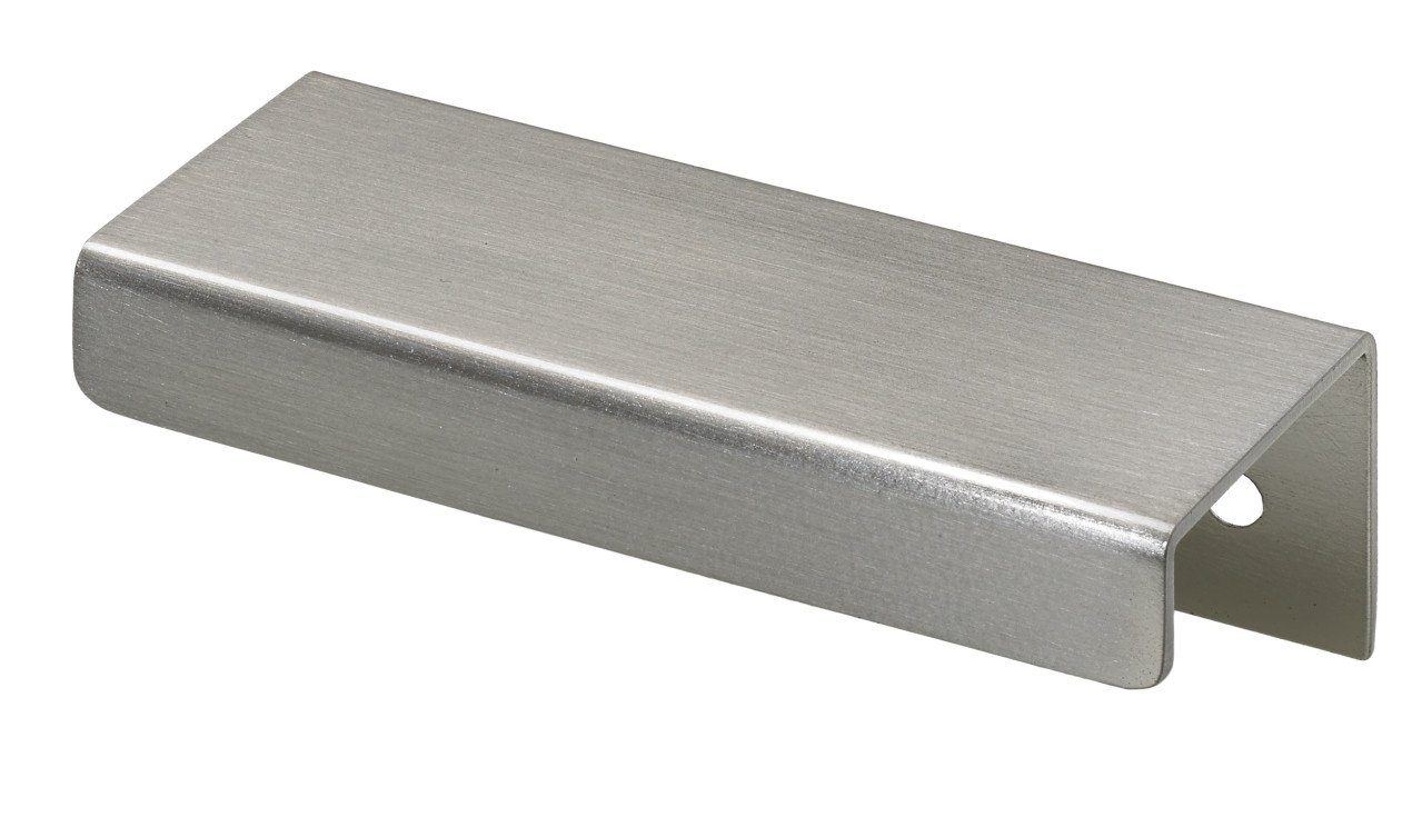 Möbelgriff Hettich Möbelgriff Aluminium Edelstahl Optik 12,5