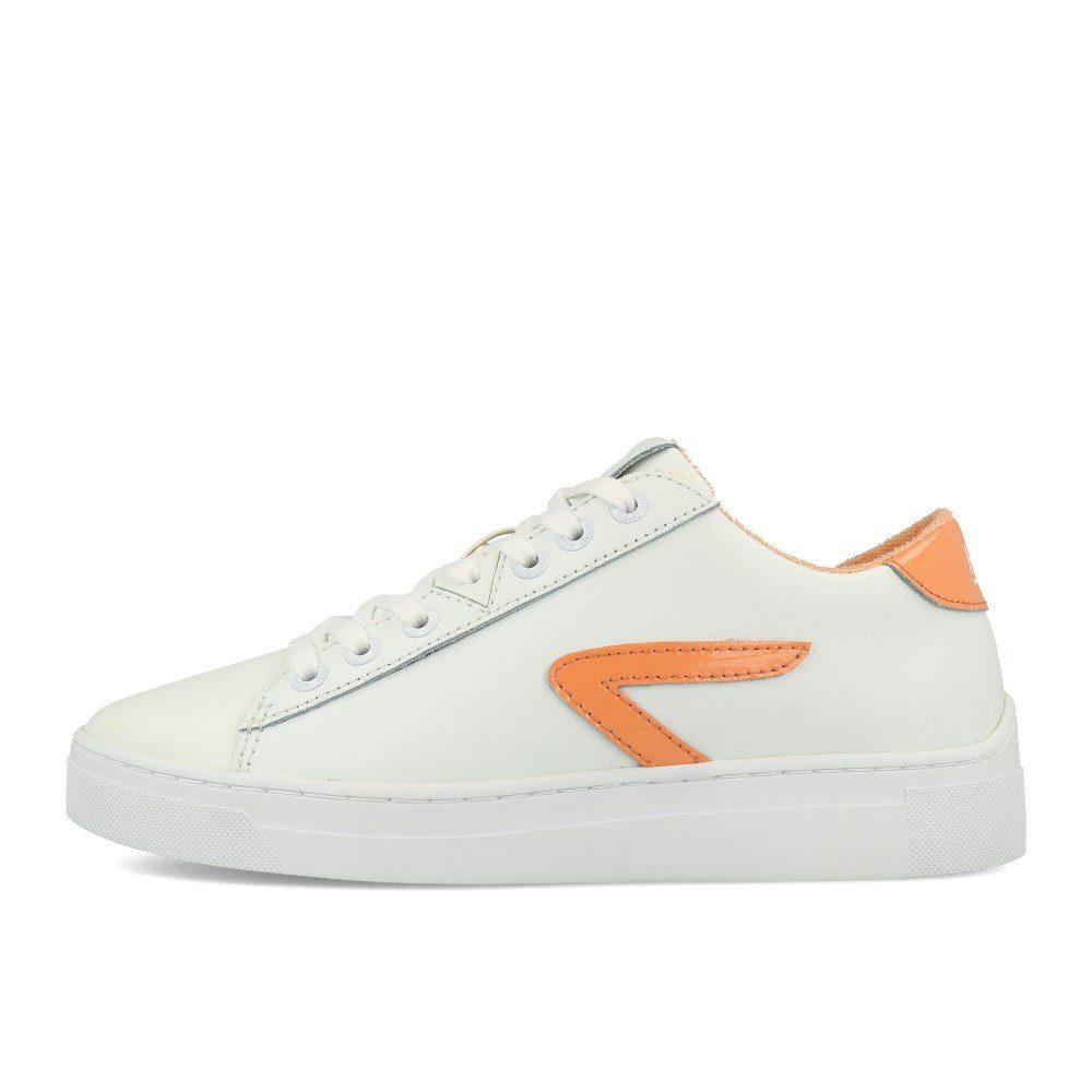 HUB HUB Hook Leather White Cantaloupe Sneaker