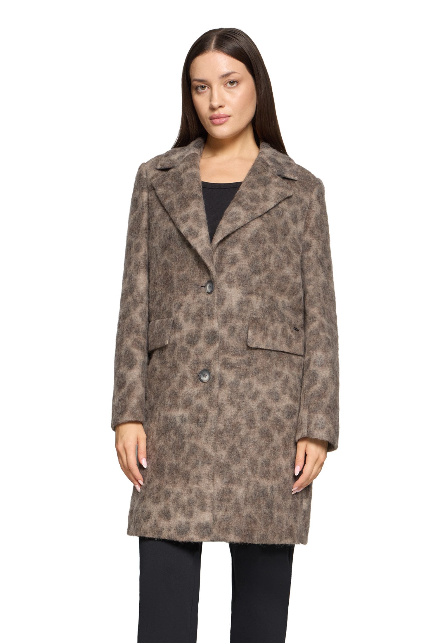 Betty&Co Wintermantel Damen Wintermantel mit Reverskragen günstig online kaufen