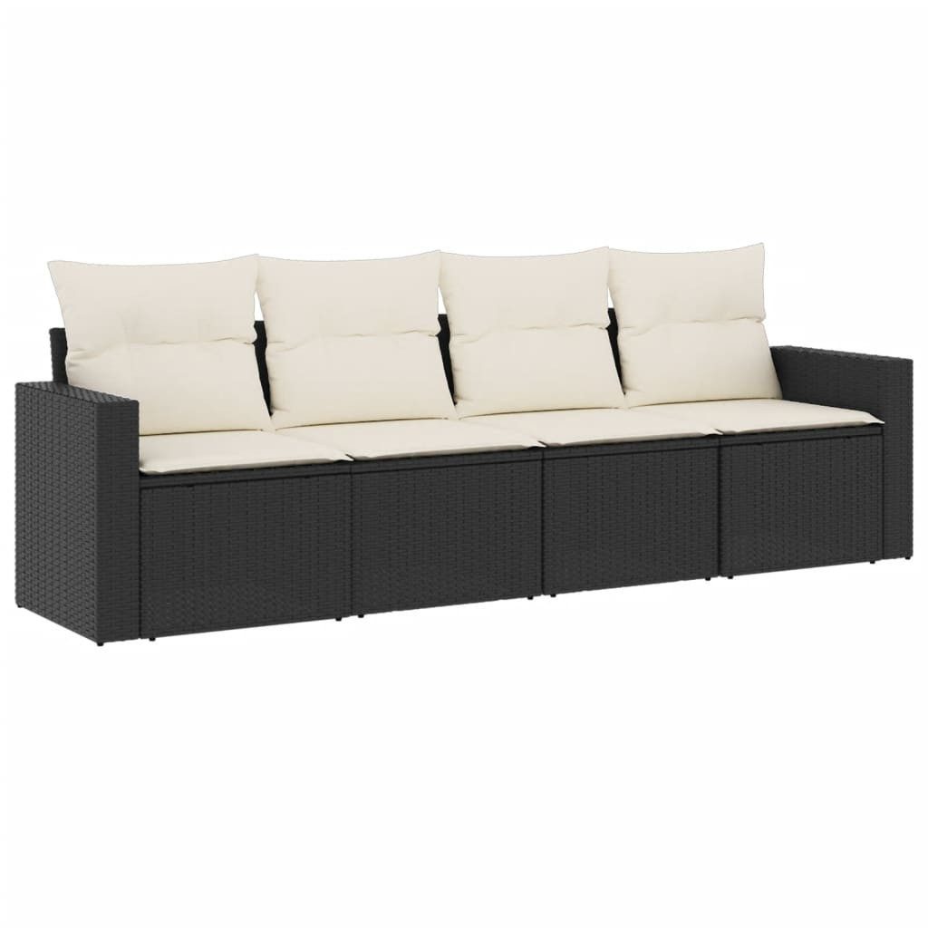vidaXL Sofaelement 4-tlg. Garten-Sofagarnitur mit Kissen günstig online kaufen