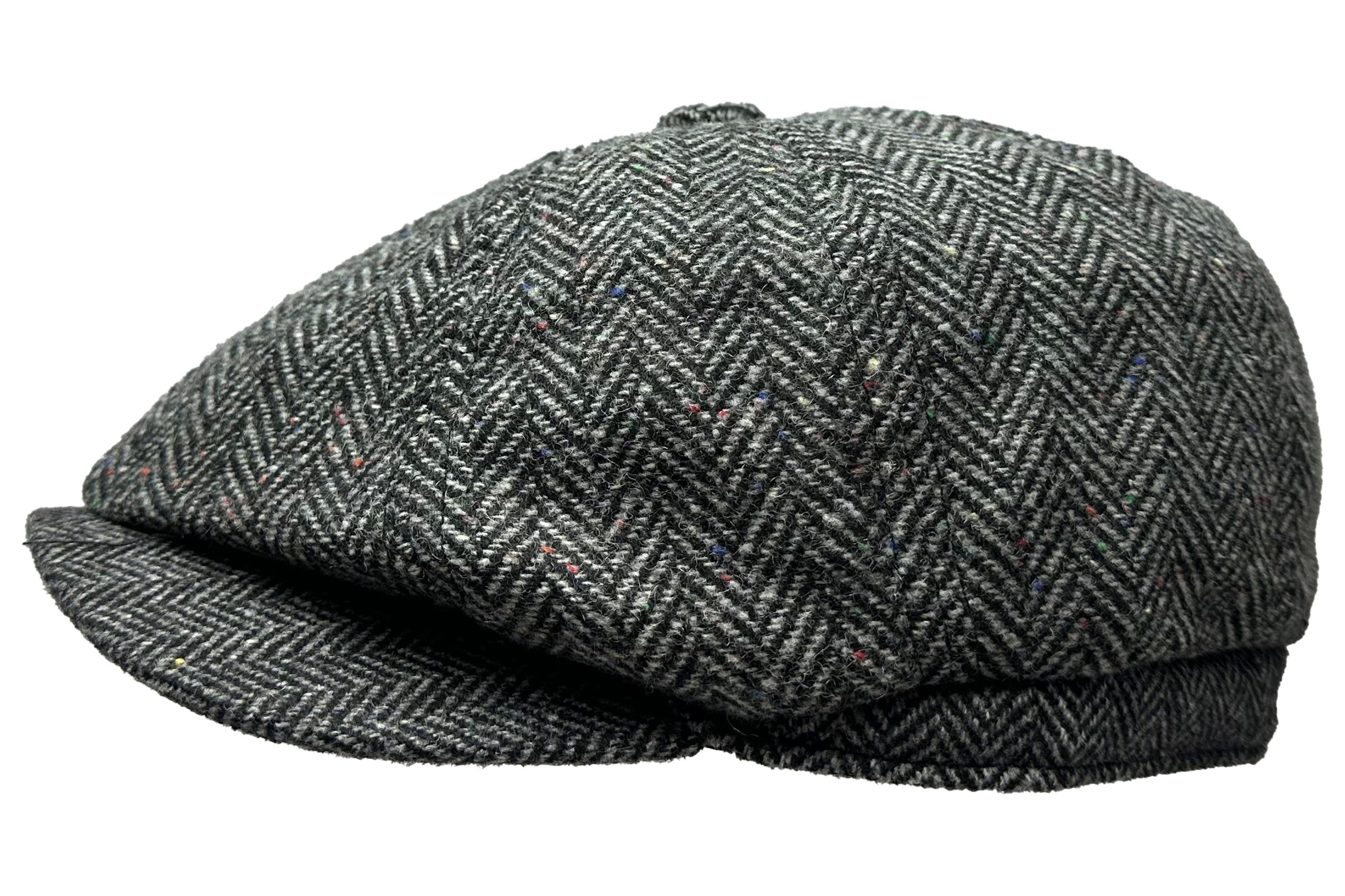 Fiebig Ballonmütze 8-Panel Fischgrat mit Fleece-Futter günstig online kaufen