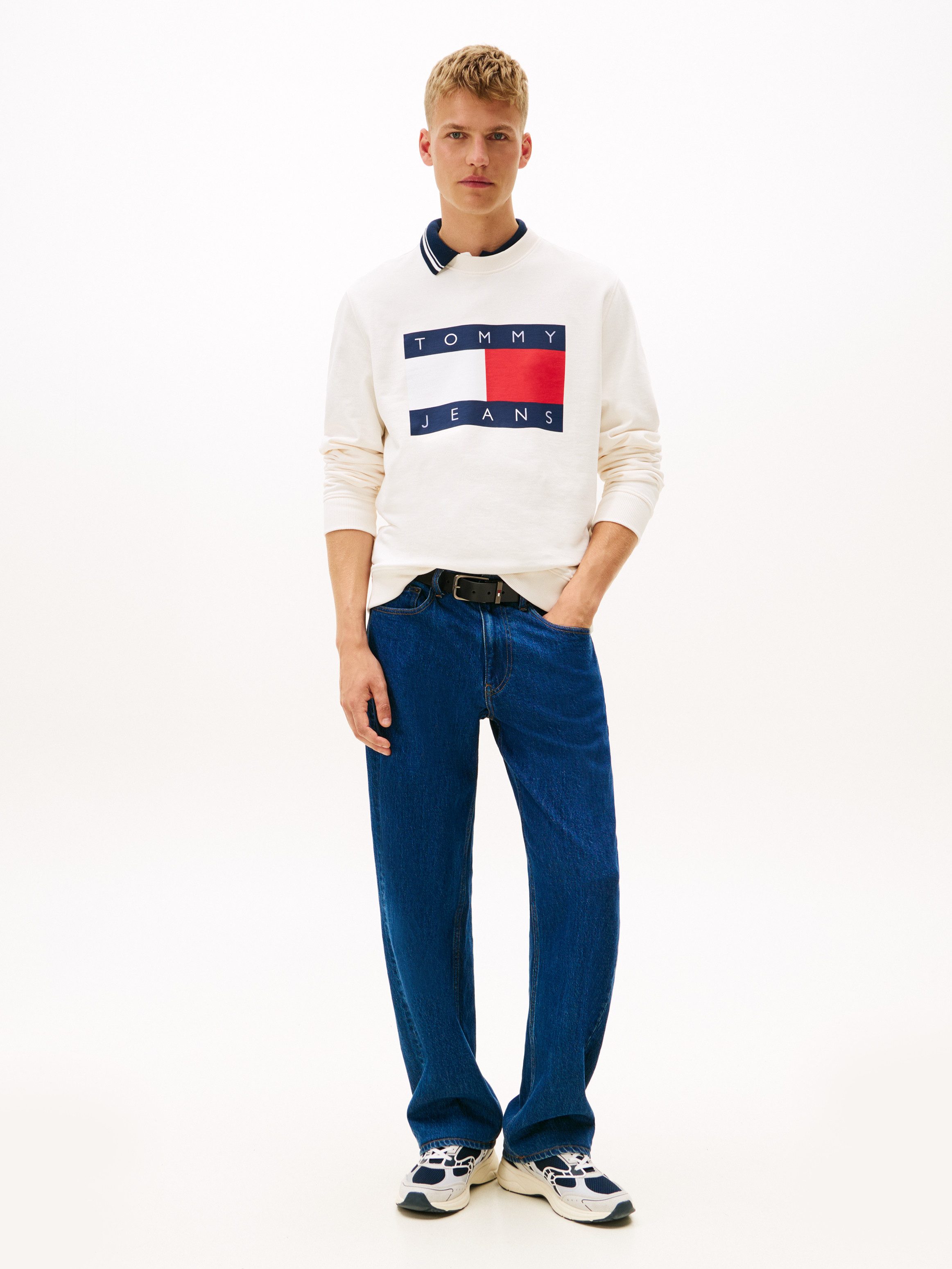 Tommy Jeans Sweatshirt TJM BIG FLAG CREWNECK regular fit