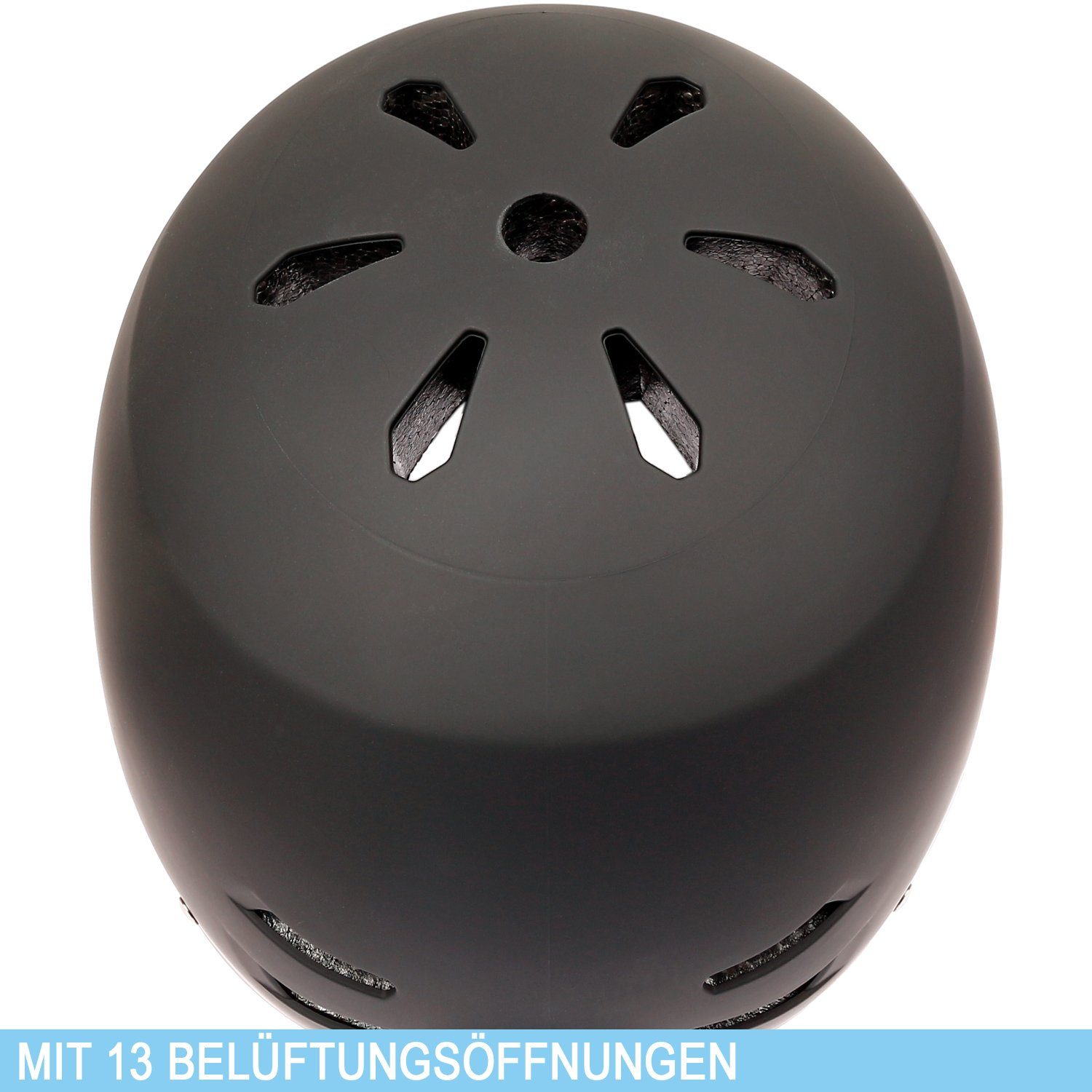 Mach1 BMX-Helm Mach1 Skaterhelm schwarz-matt, Kinder Helm