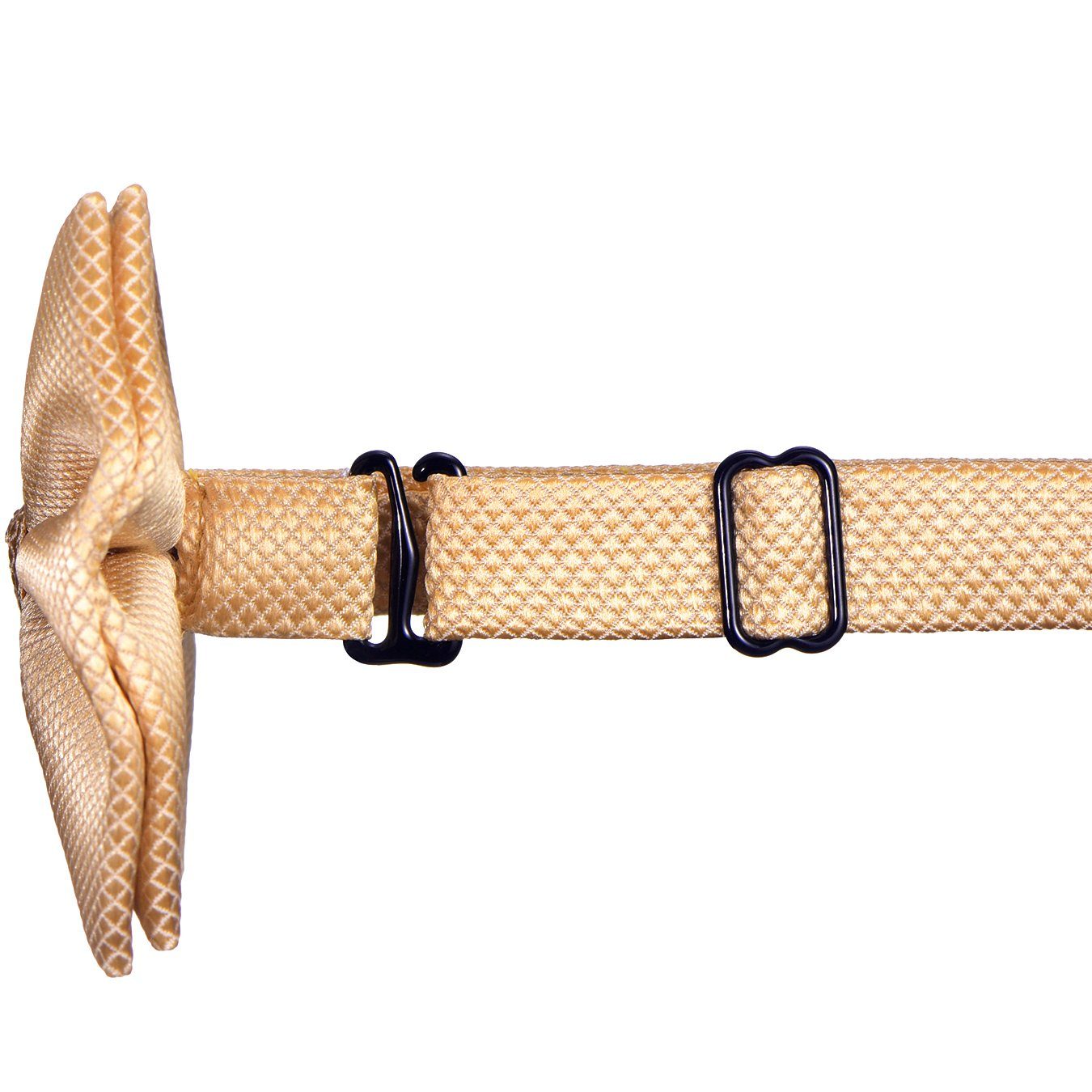 DonDon Fliege DonDon Herren Fliege 12 x 6 cm gebunden (Packung, 1-St) bereits gebunden, verstellbar, Seidenlook – Bild 4 von 5