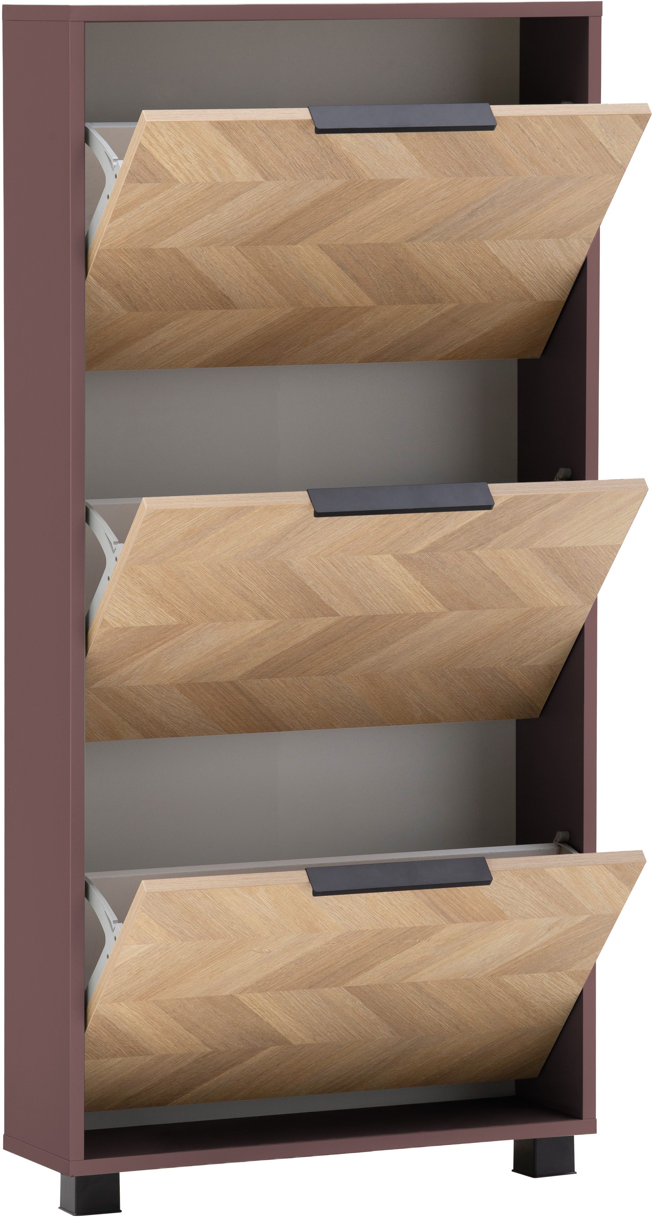 Schildmeyer Schuhschrank Piazza, Schuhschrank, Made in Germany, B: 58,8 cm (1-St) Solide Verarbeitung - Dieses Produkt ist in Deutschland gefertigt