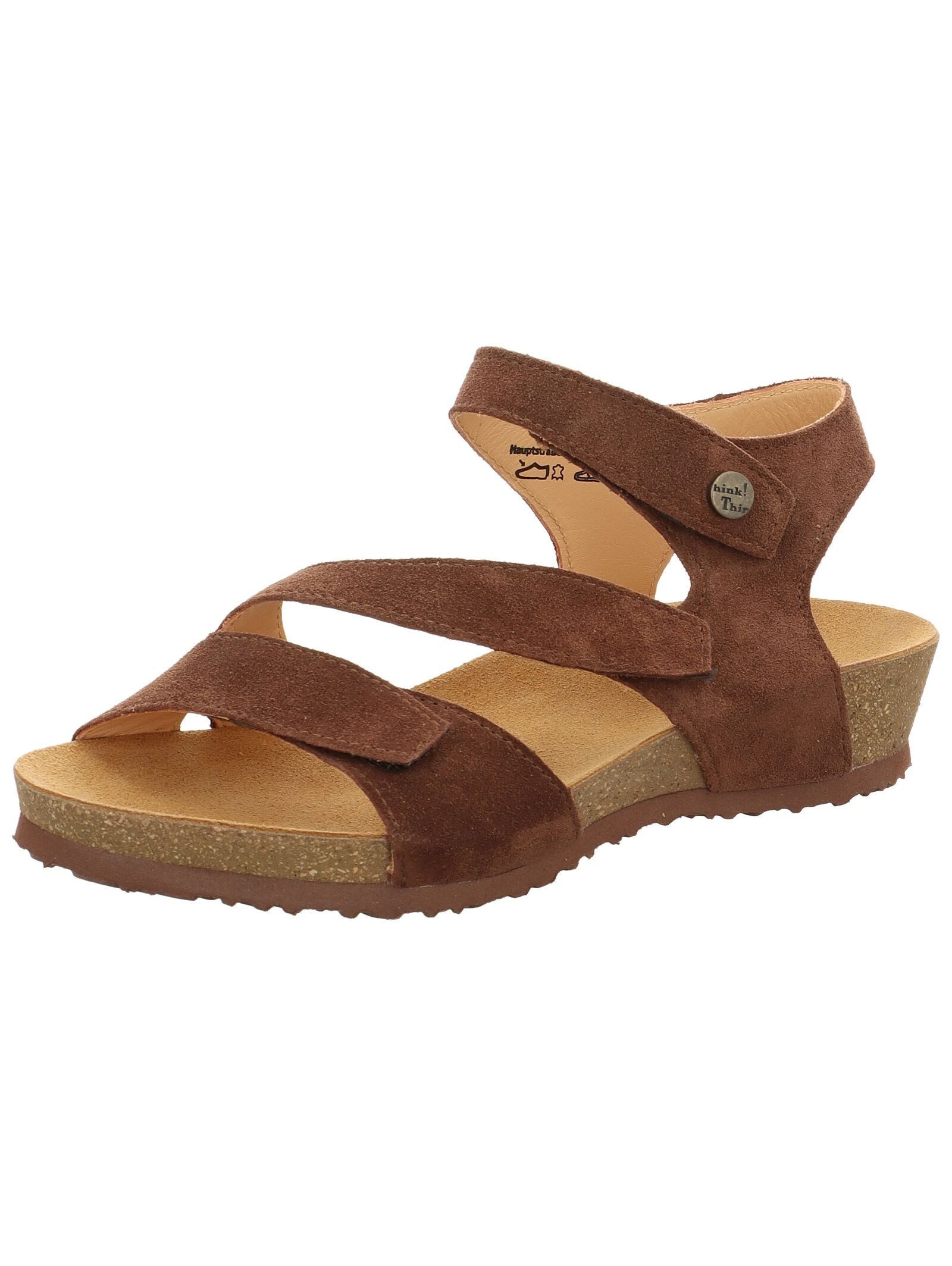 Think! Think! Sandalen Veloursleder Riemchensandale