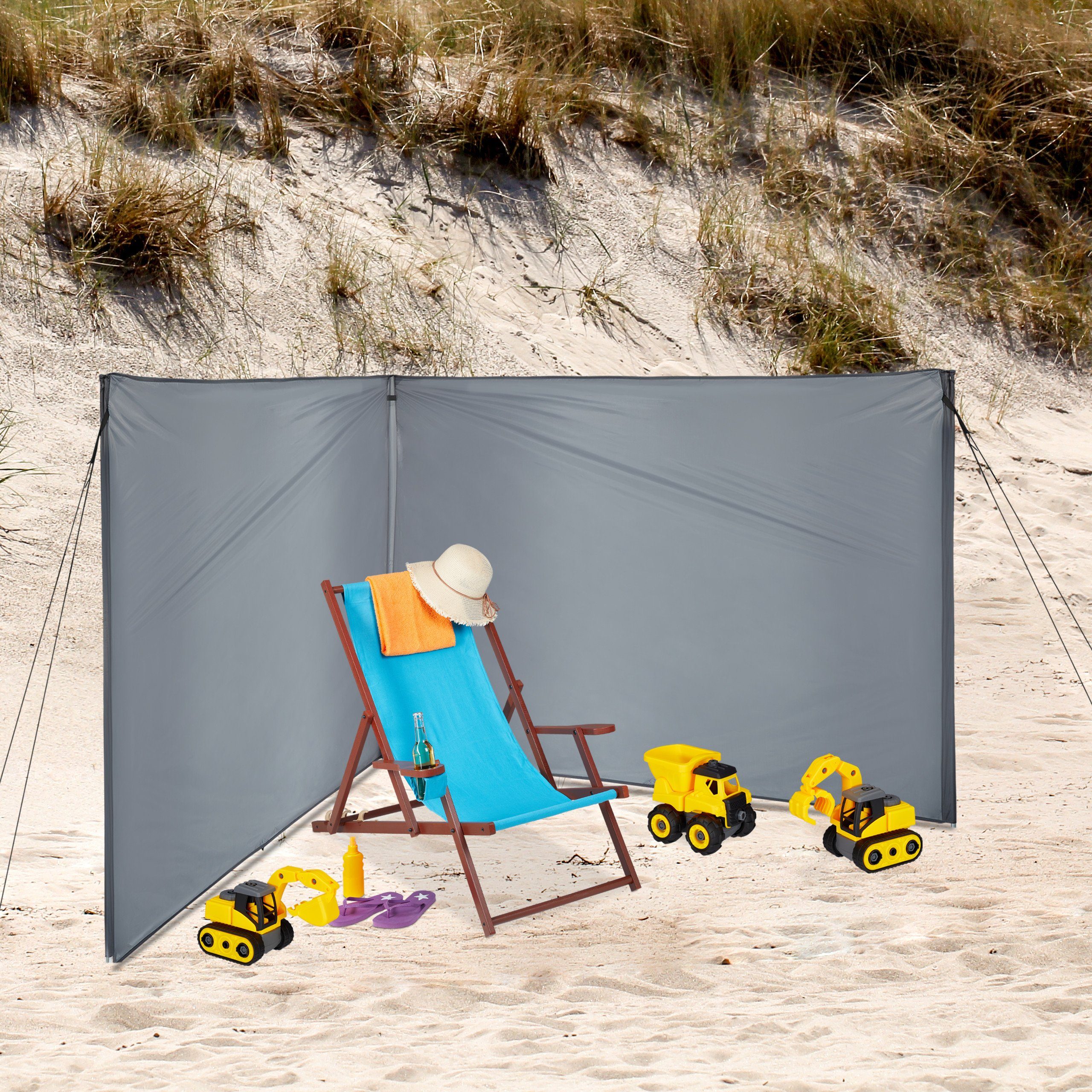 relaxdays Balkonsichtschutz Sicht- und Windschutz 4 günstig online kaufen