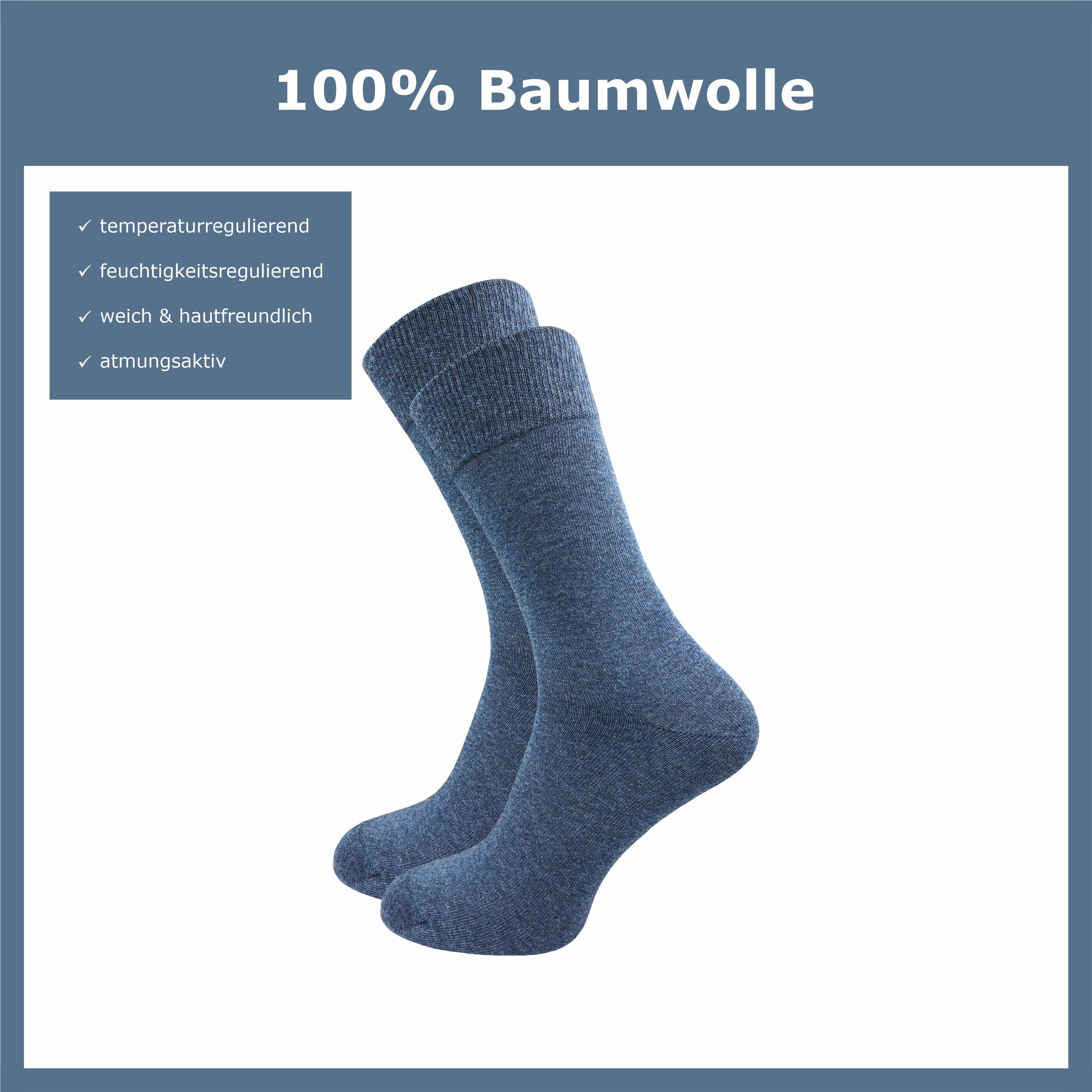 ca·wa·so Businesssocken für Herren aus 100 % Baumwolle - Reine Baumwollsock günstig online kaufen