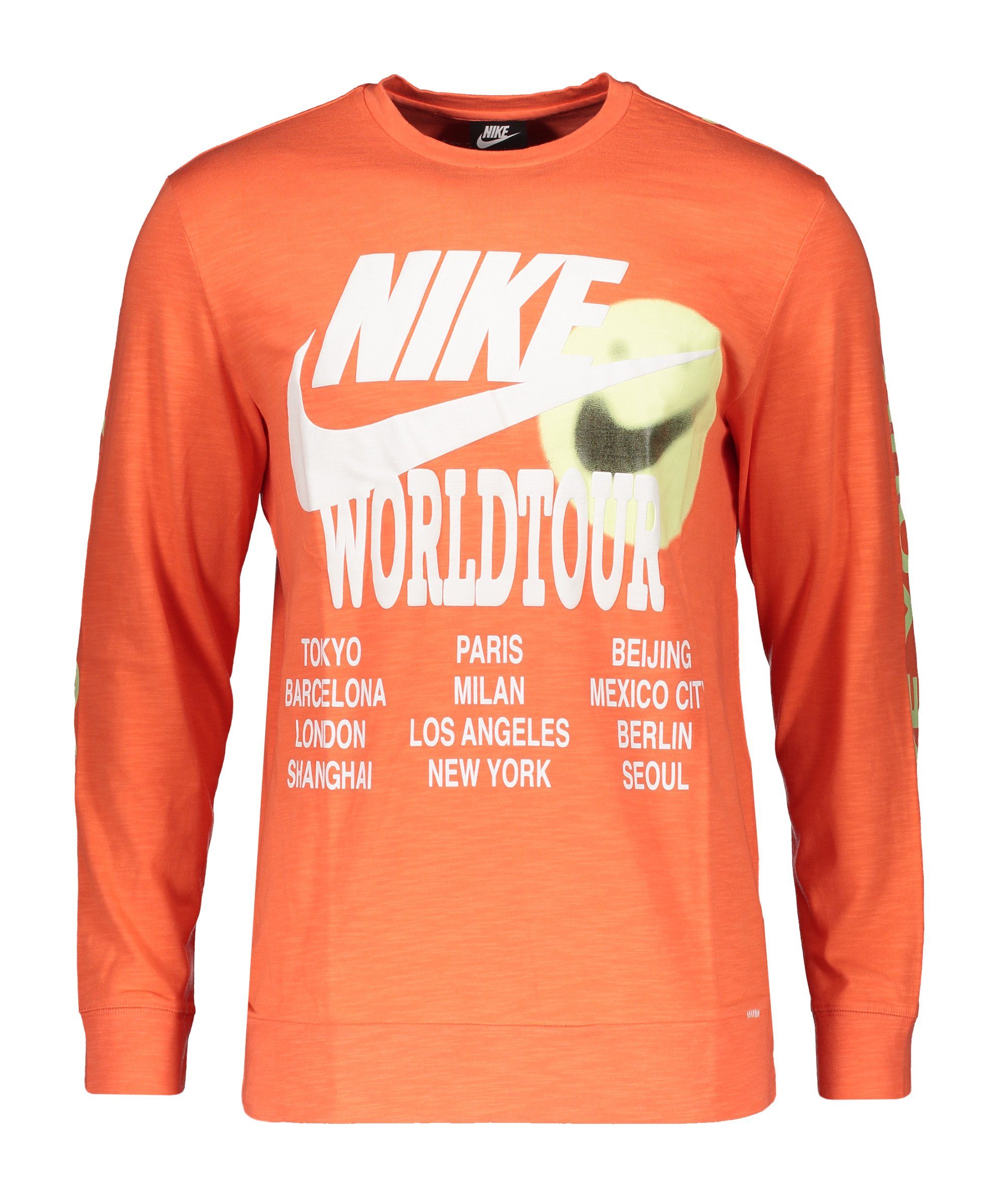 Nike Sportswear Sweatshirt World Tour Sweatshirt orange