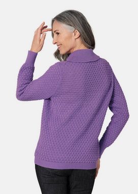 GOLDNER Rollkragenpullover Strickpullover mit ausgefallenem Kragen