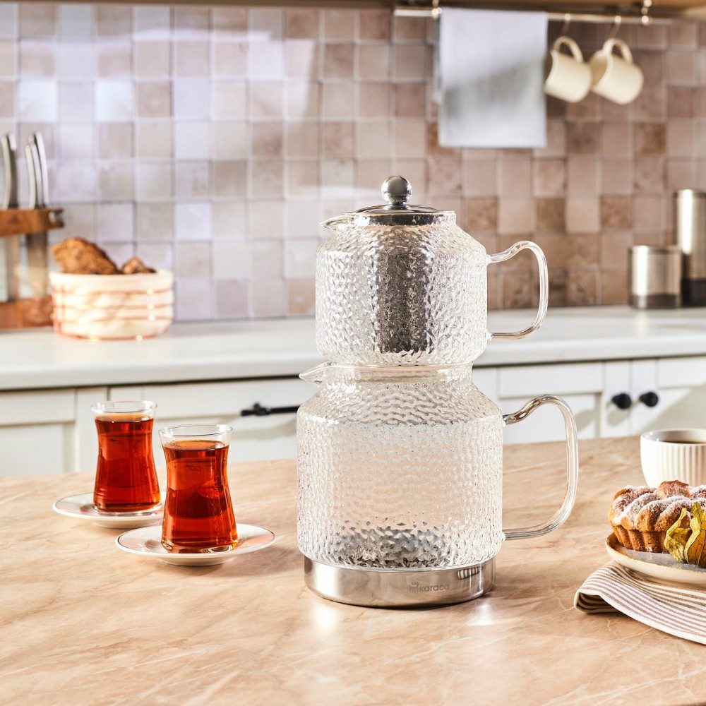 Karaca Teekanne Karaca Glissia Glas Teekanne, Farblos