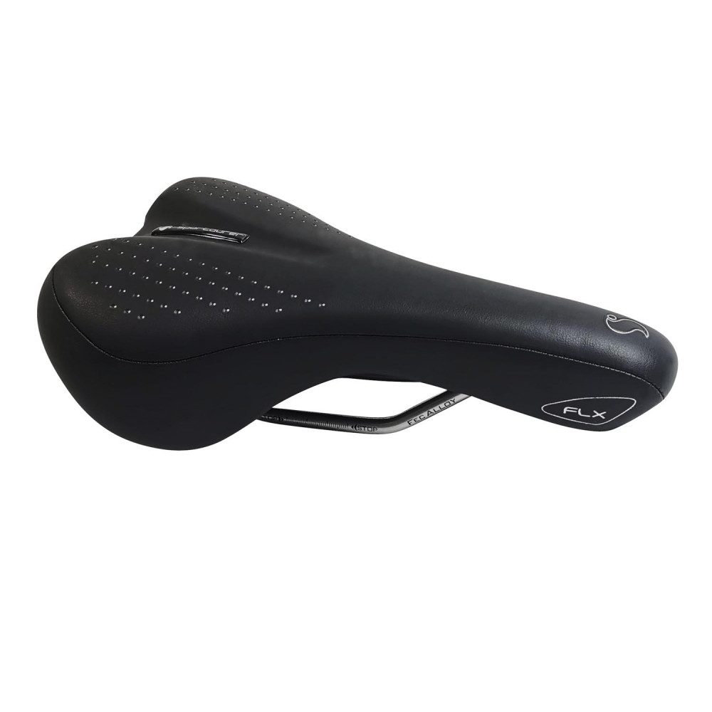 Sportourer Fahrradsattel SATTEL FLX GEL CLASSIC Sattel Schwarz