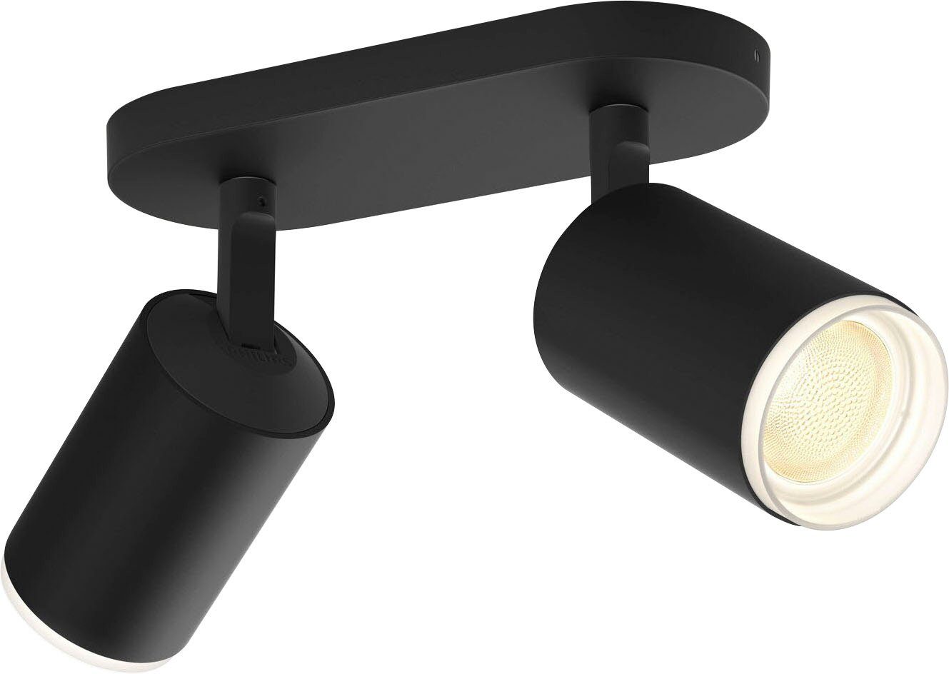 Philips Hue Farbwechsler Flutlichtstrahler Leuchtmittel wechselbar, Dimmfunktion, Fugato, LED