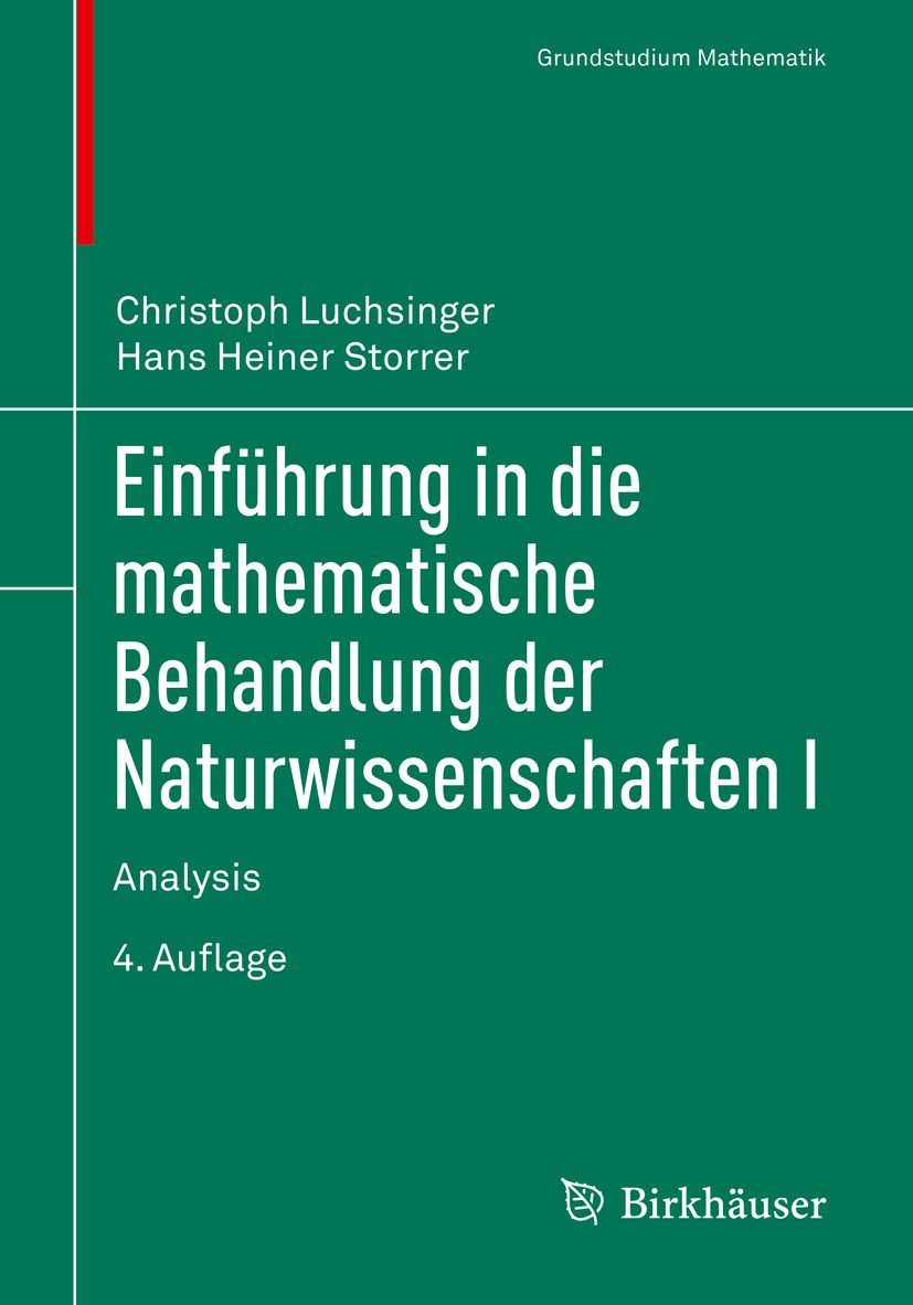 Sachbuch Einführung in die mathematische Behandlung der Naturwissenschaften I A