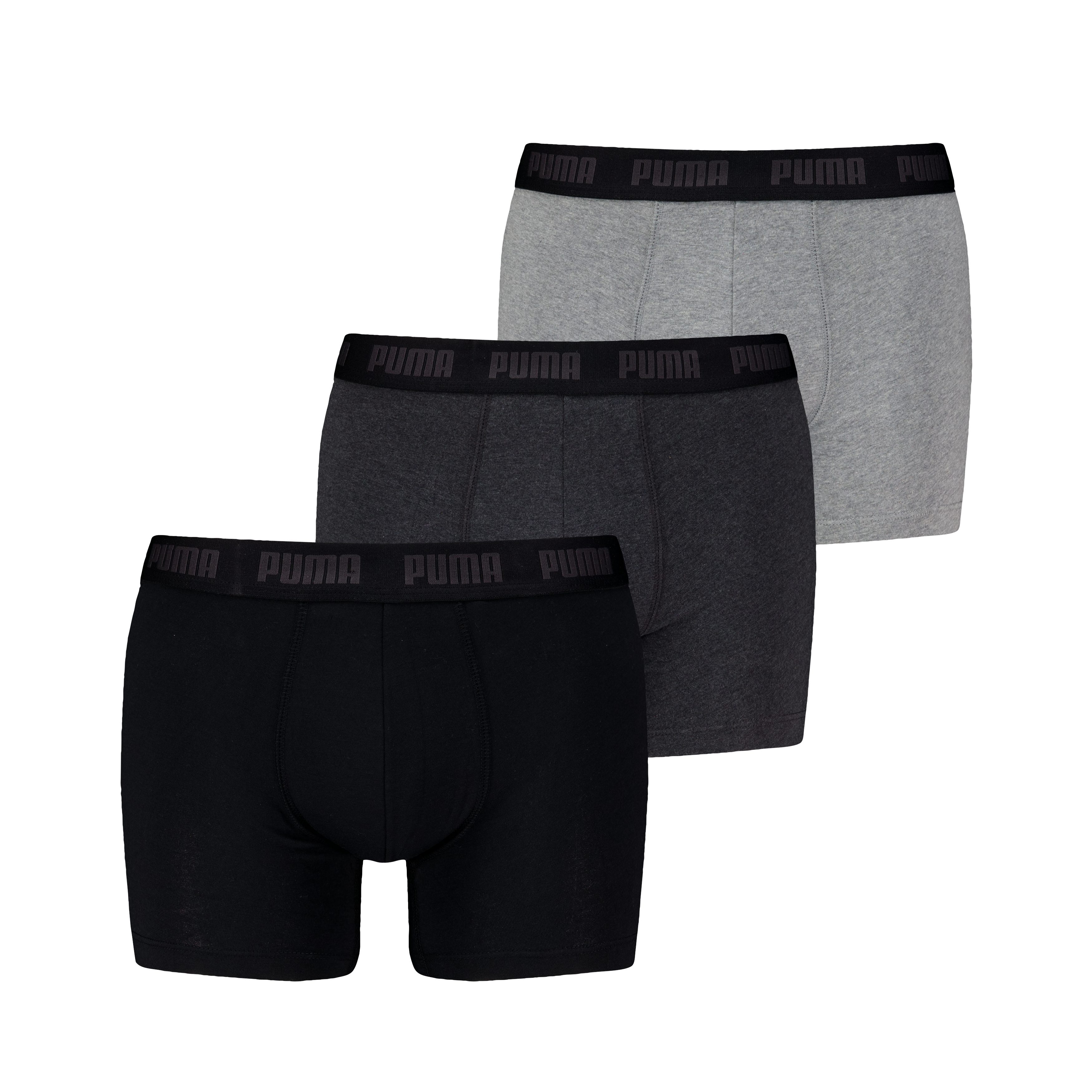 PUMA Boxershorts PUMA MEN EVERYDAY BOXERS 3P (3er Pack) mit Komfortbund