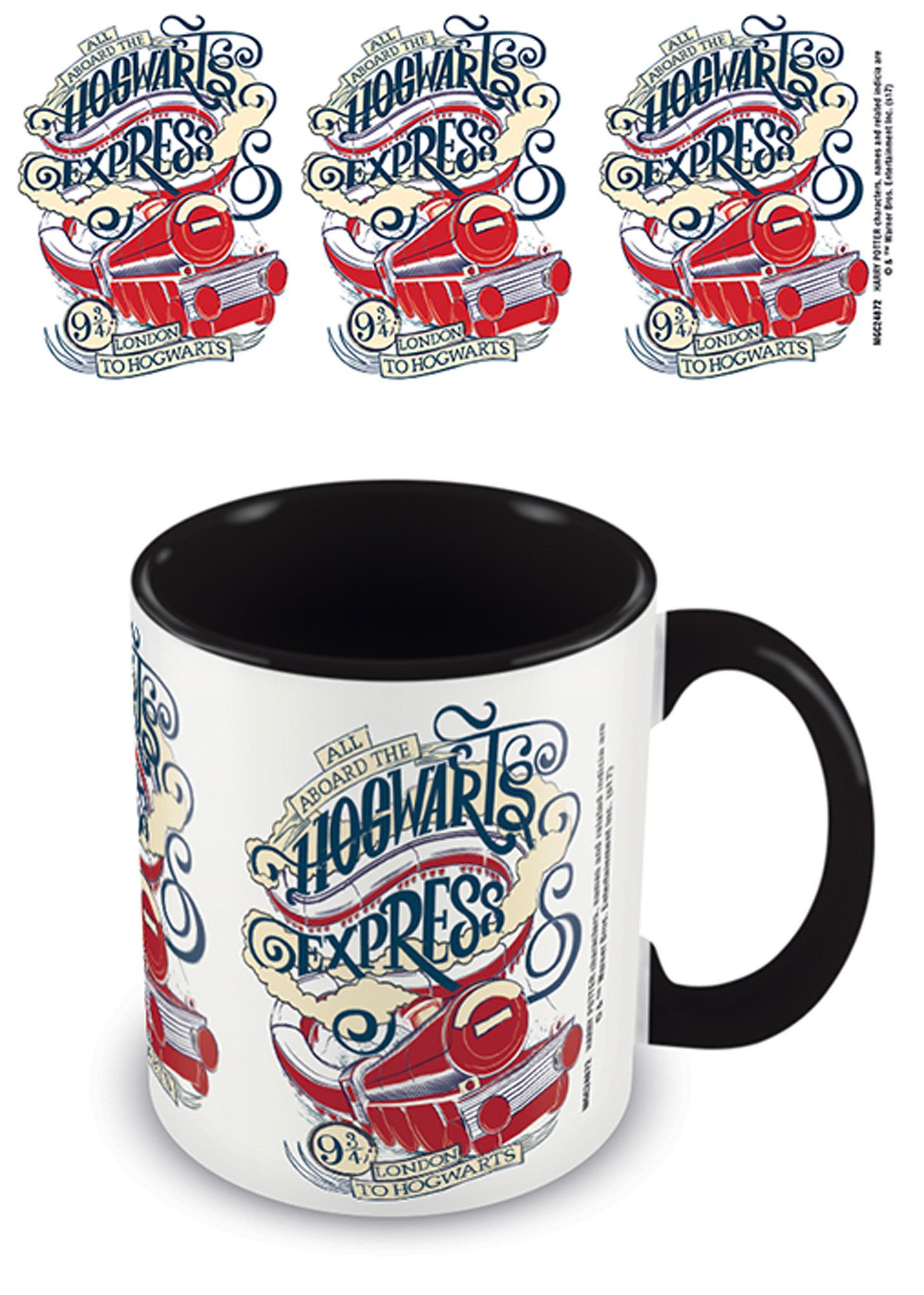 Tasse Harry Potter - Lizenz Чашки - All Aboard - black and white