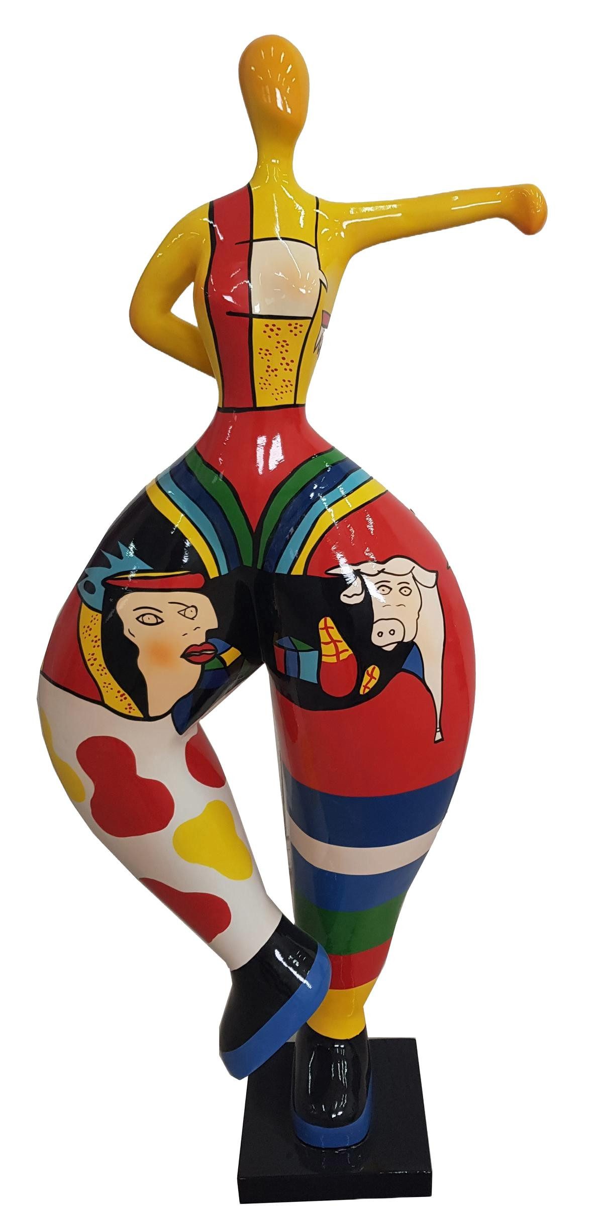 Xlmoebel Skulptur Bunte handgefertigte abstrakte Figur im modernen Design (ABSTRAKTE SKULPTUR MATERIAL: ACRYL 132 CM HÖHE), Hergestellt in Europa