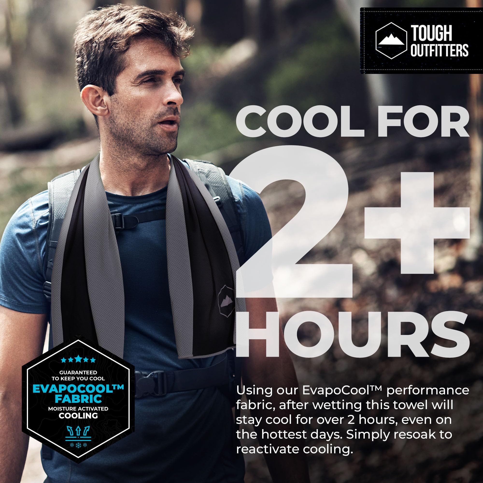 Tough Outfitters Sporthandtuch Schweißtuch Sport - Handtuch kühlend klein - günstig online kaufen