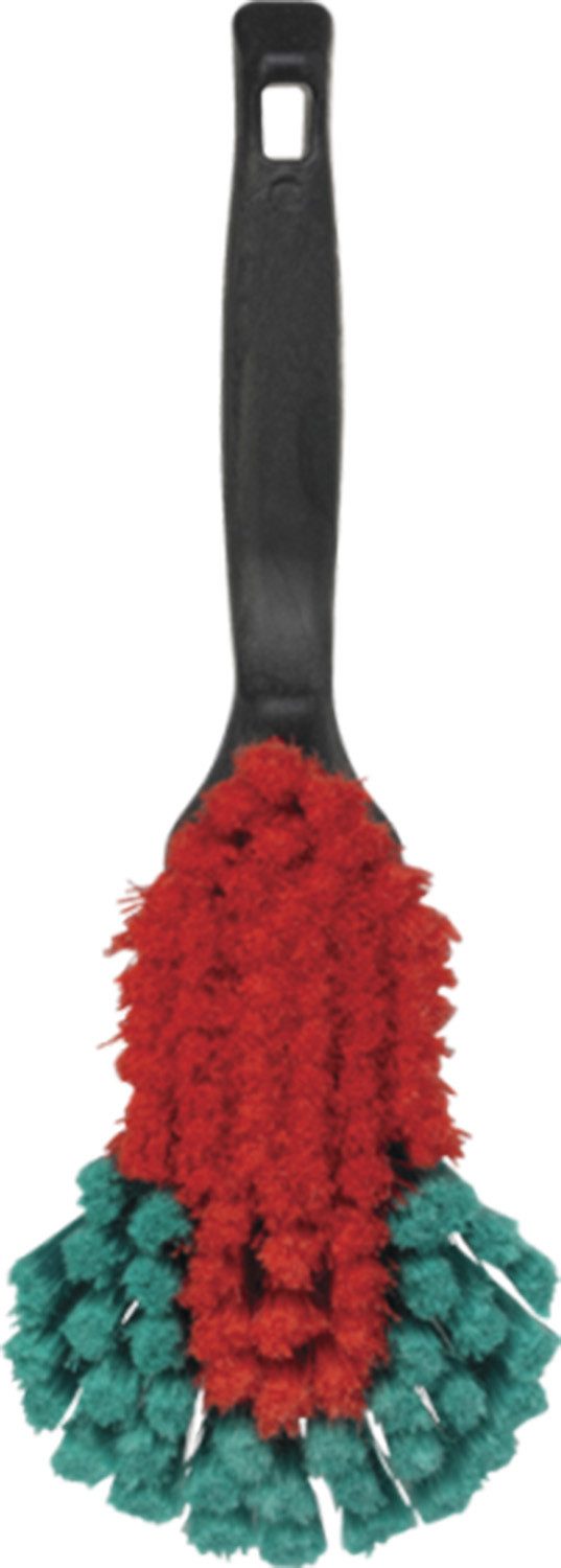 Vikan Autowaschbürste Handbürste mit kurzem Stiel, 320 mm, 320 mm, Weich/gesplisst, Schwarz, nicht zutreffend, (stück, 1-tlg., Handbürste), Handbürste Handfeger Kehrbürste