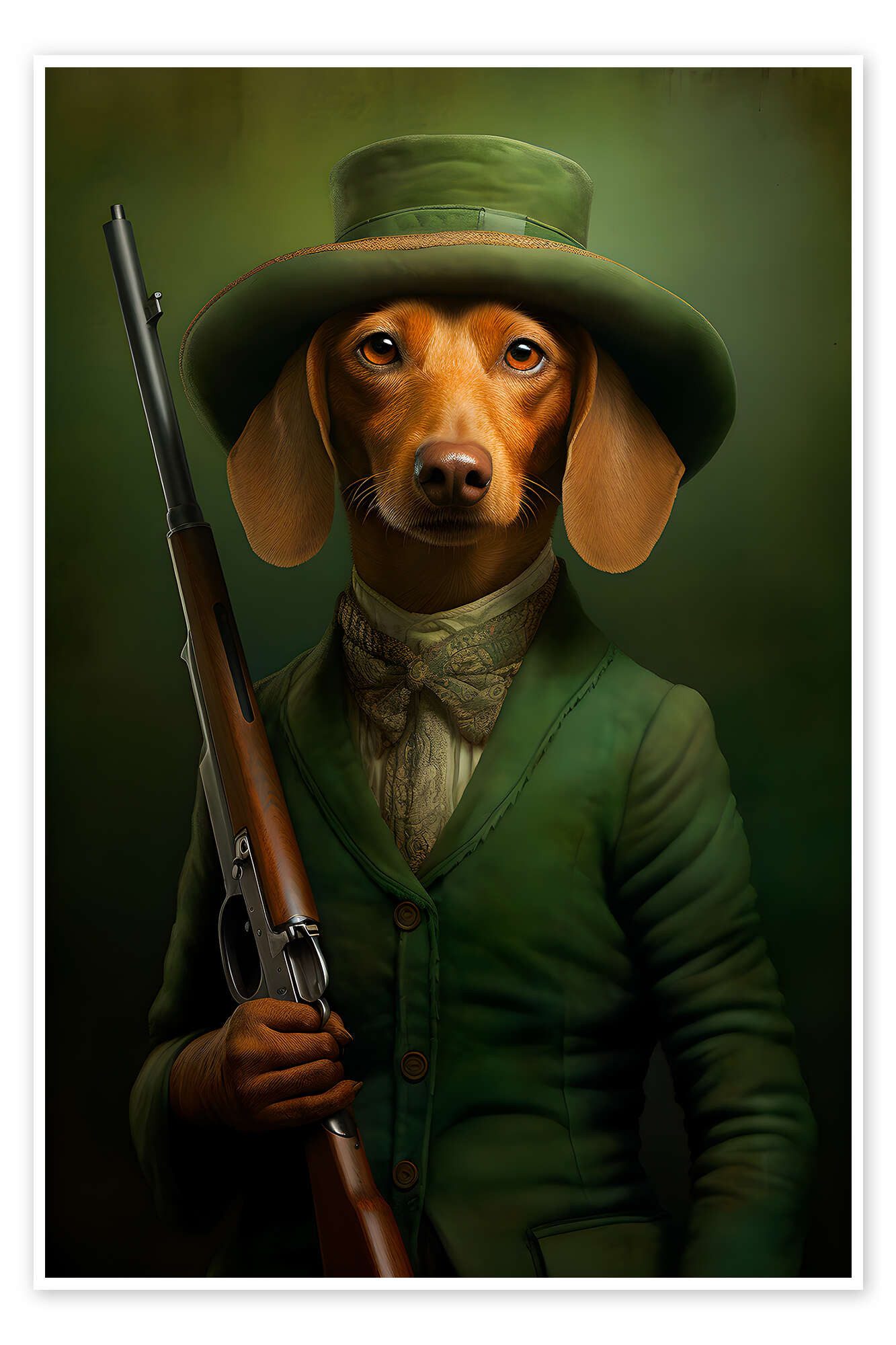 Posterlounge Wandbild Jägermeister, Bettina Dittmann, erhältlich als Poster, Leinwandbild, Wandsticker oder Acrylglasbild