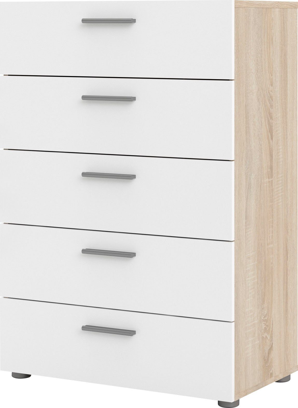 Home affaire Kommode Pepe Highboard, Schubkastenkommode, Breite 70 cm, Höhe 102 cm