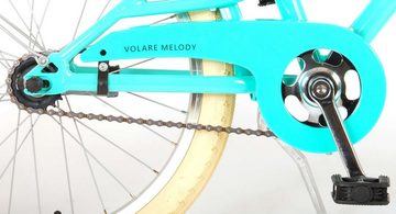 TPFSports Kinderfahrrad Volare Melody 20 Zoll mit Rücktritt + Handbremse, 1 Gang, (Mädchen Fahrrad - Rutschfeste Sicherheitsgriffe), Kinder Fahrrad 20 Zoll mit Ständer Laufrad Mädchen Kinderrad