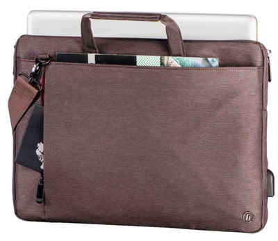 Hama Laptoptasche »Manchester Notebook-Tasche Laptop-Sleeve Case«, USB-Charging-Port, gepolsterter Schultergurt, mit Tragegriff, für Displaygröße bis 36 cm (14,1)