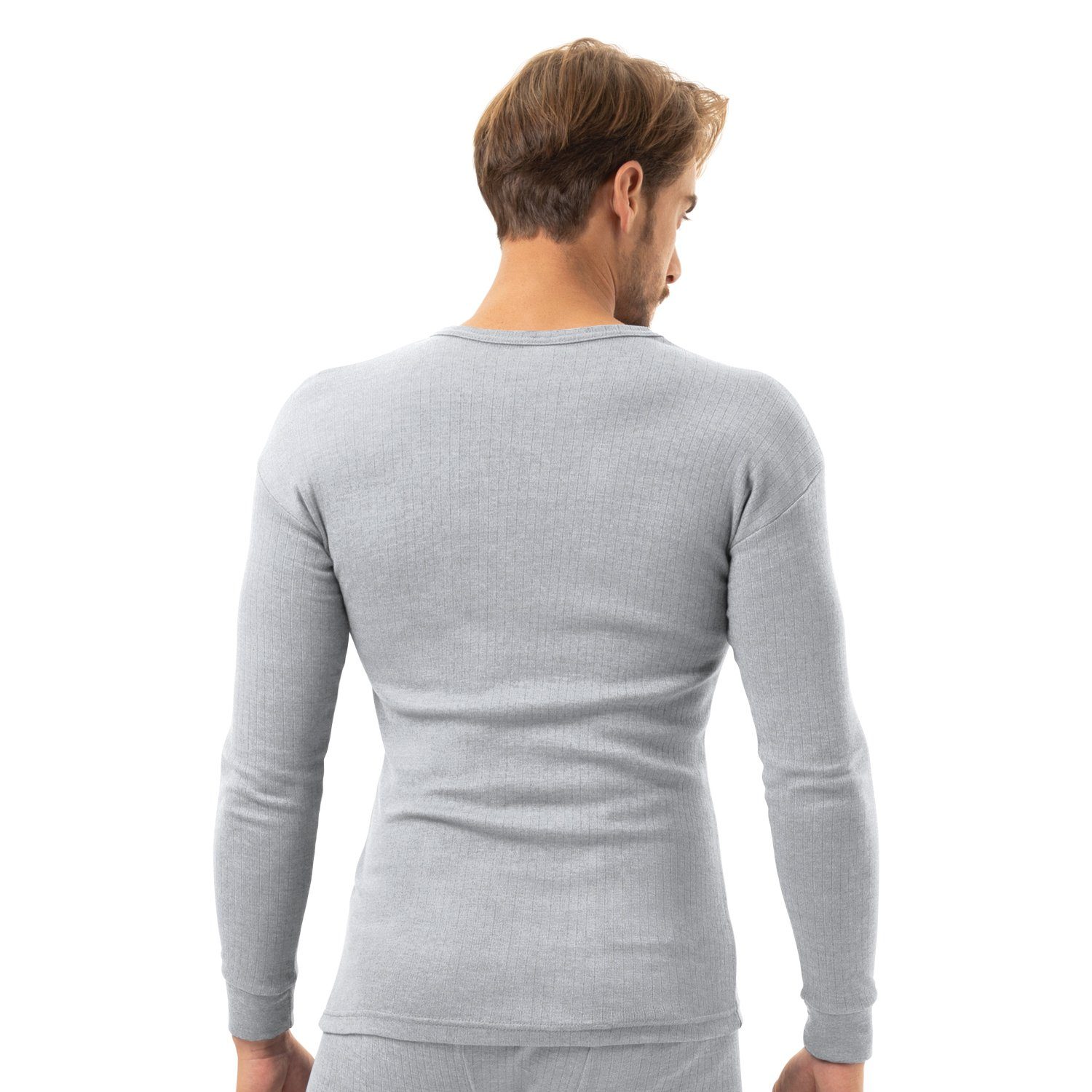 MT Funktionshemd Herren Ski- Thermo Unterhemd Light - Langarm Thermowäsche