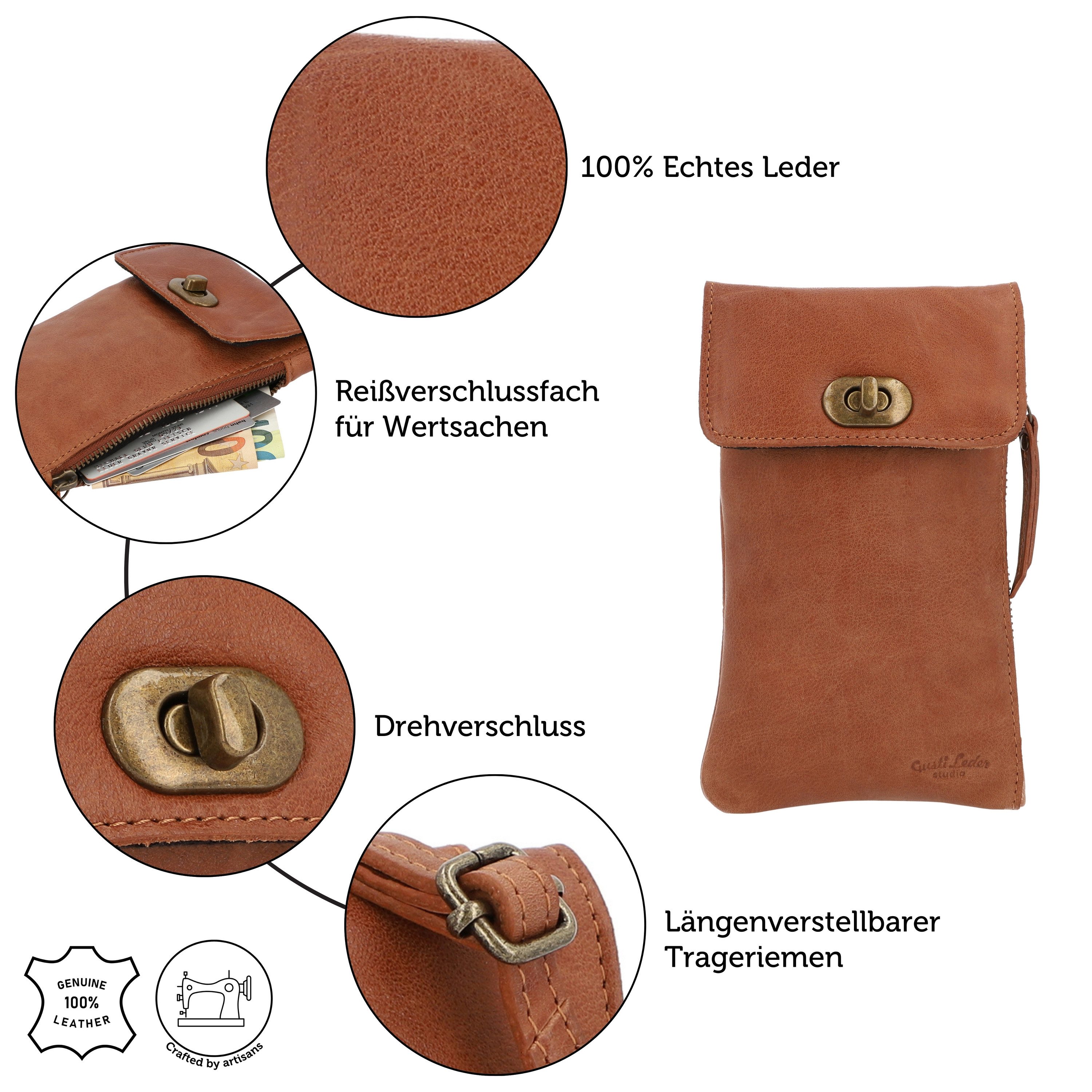 Gusti Leder Umhängetasche Gusti Leder Umhängetasche Elio (1-tlg)