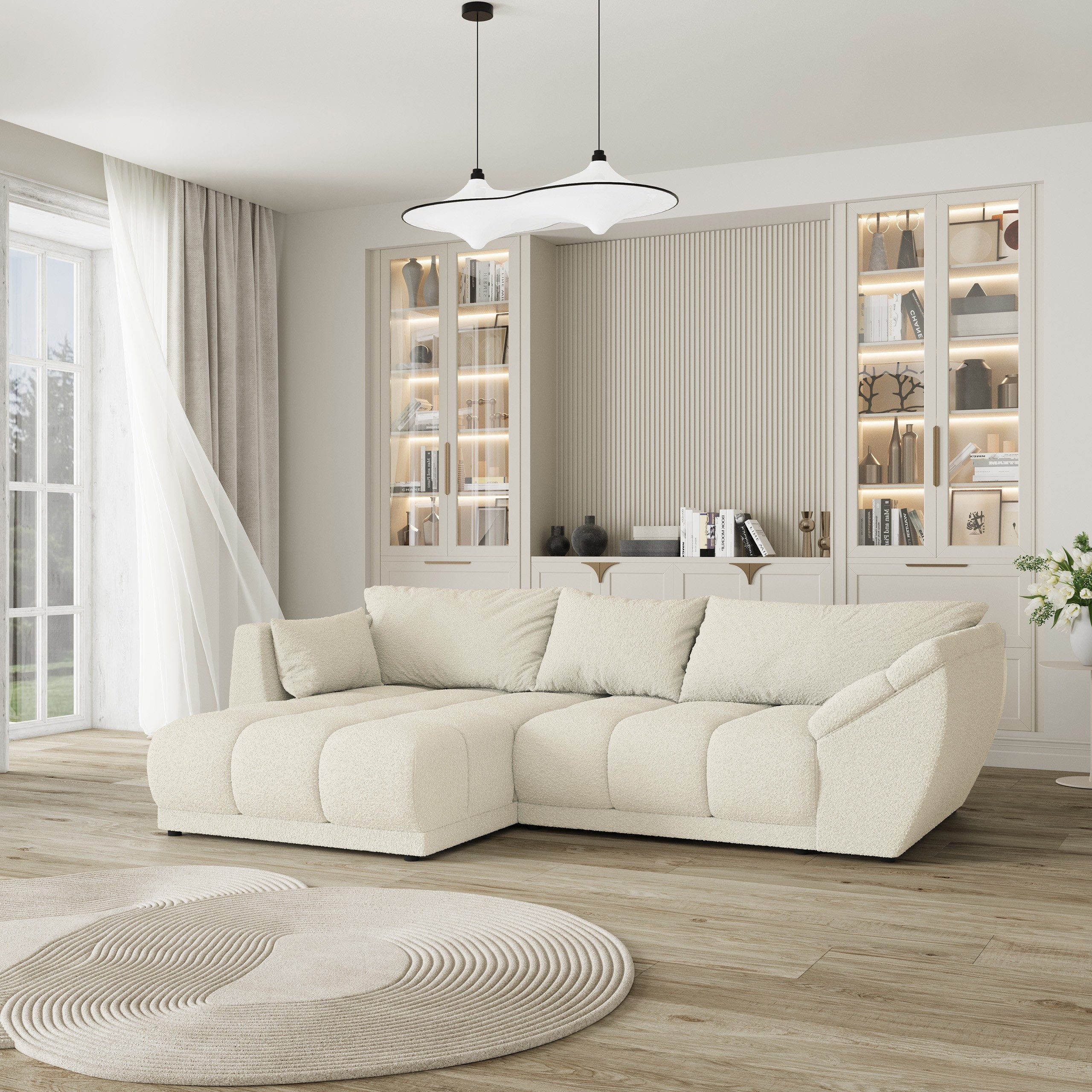 Masseno Ecksofa ORENTI mit Schlaffunktion L-Form, günstig online kaufen