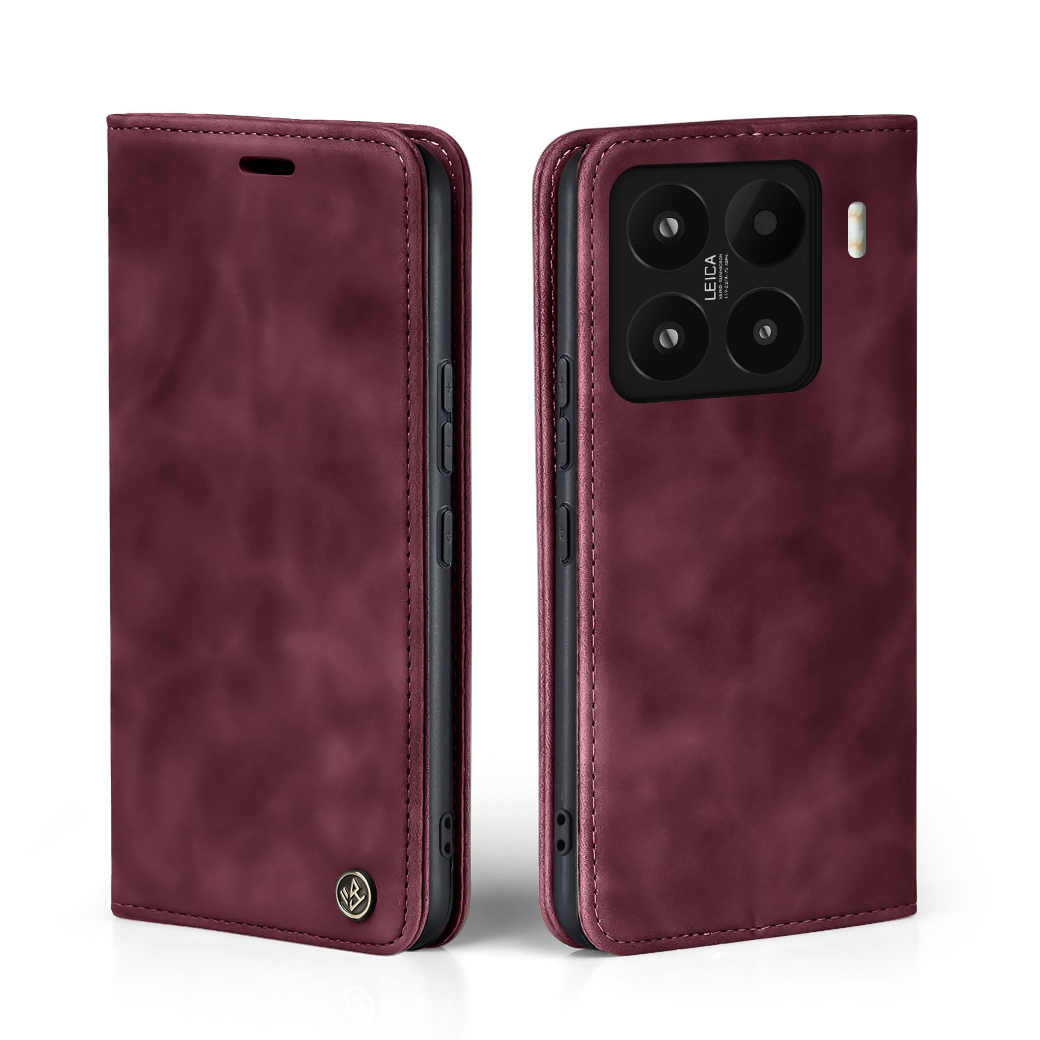 Tec-Expert Handyhülle Tasche Hülle für Xiaomi 15 6.36 Zoll, 6.36, Cover Klapphülle Case mit Kartenfach Fliphülle aufstellbar