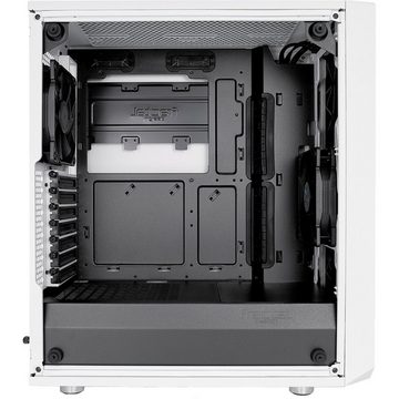 Fractal Design PC-Gehäuse Meshify C Tempered Glass TG white clear