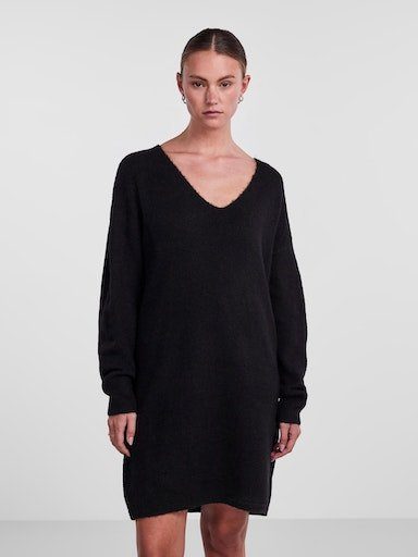 V-NECK BC LS KNIT DRESS NOOS Strickkleid PCJULIANA pieces