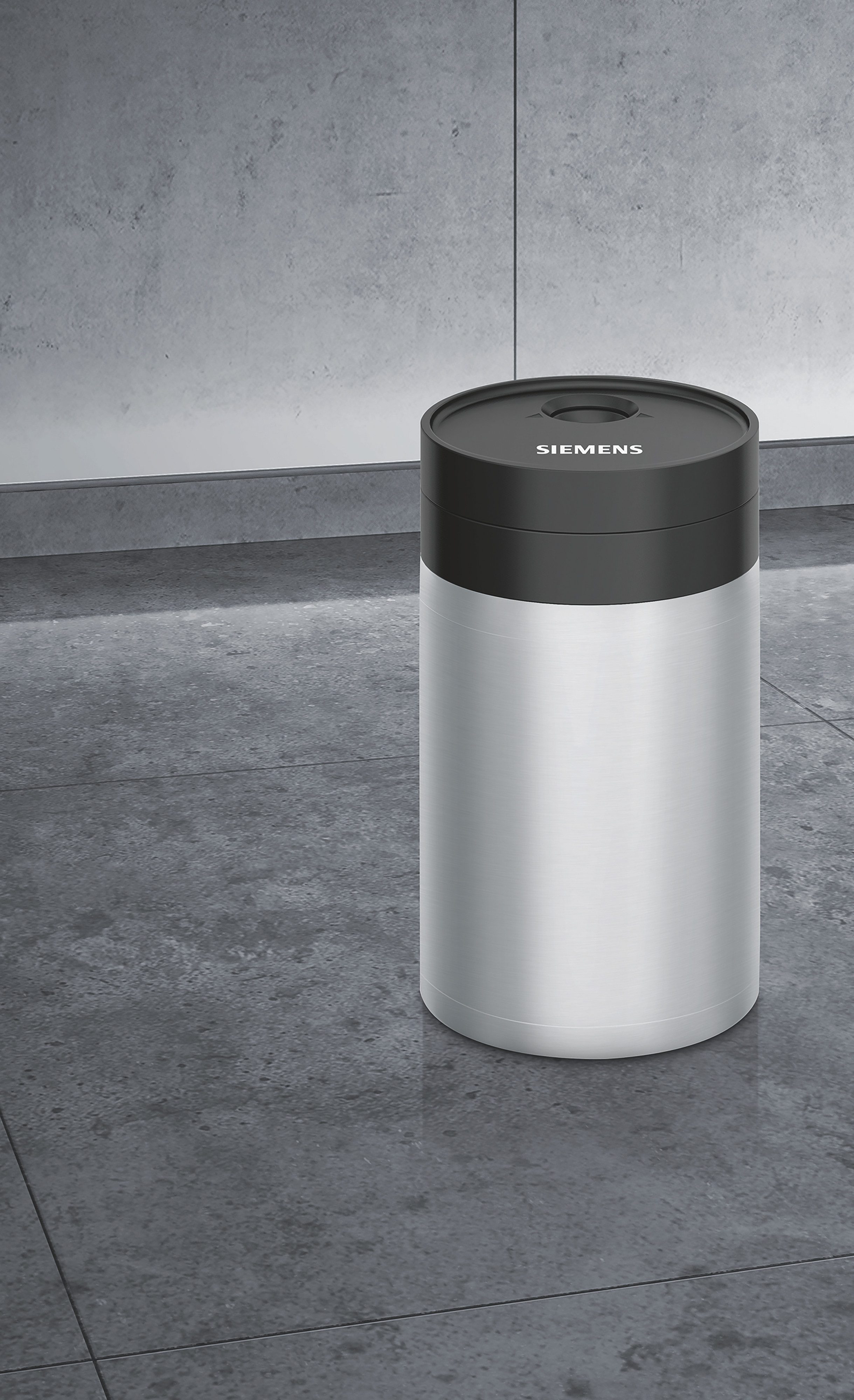 SIEMENS Isoliermilchbehälter TZ80009N, Zubehör für Siemens Kaffeevollautomaten EQ.7 Plus aromaSense, EQ.5 macchiato, EQ.5 macchiatoPlus, freshLock Deckel, 0,5 l, für alle Kaffeevollautomaten der EQ. Reihe