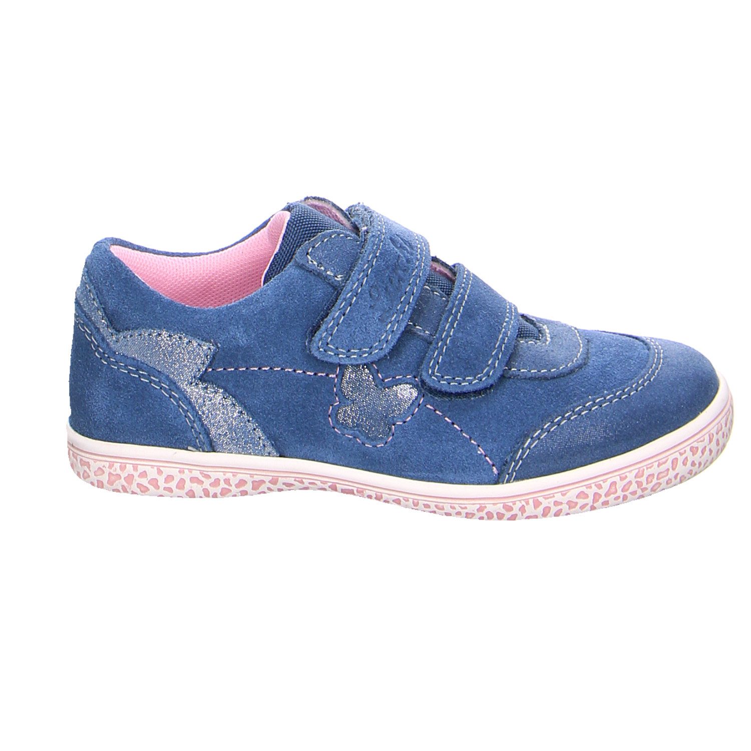 Lurchi Lurchi Tilda Velour Klettschuhe Mädchen blau Klettschuh