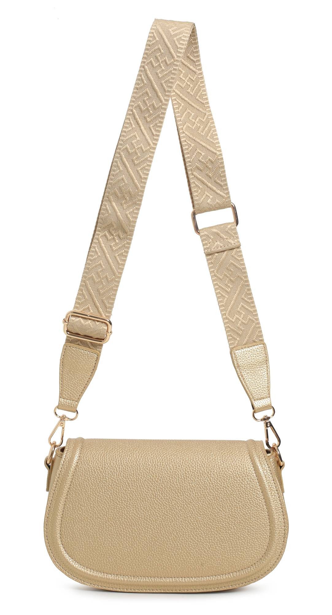 ITALYSHOP24 Schultertasche Damen Tasche Umhängetasche Bodybag günstig online kaufen