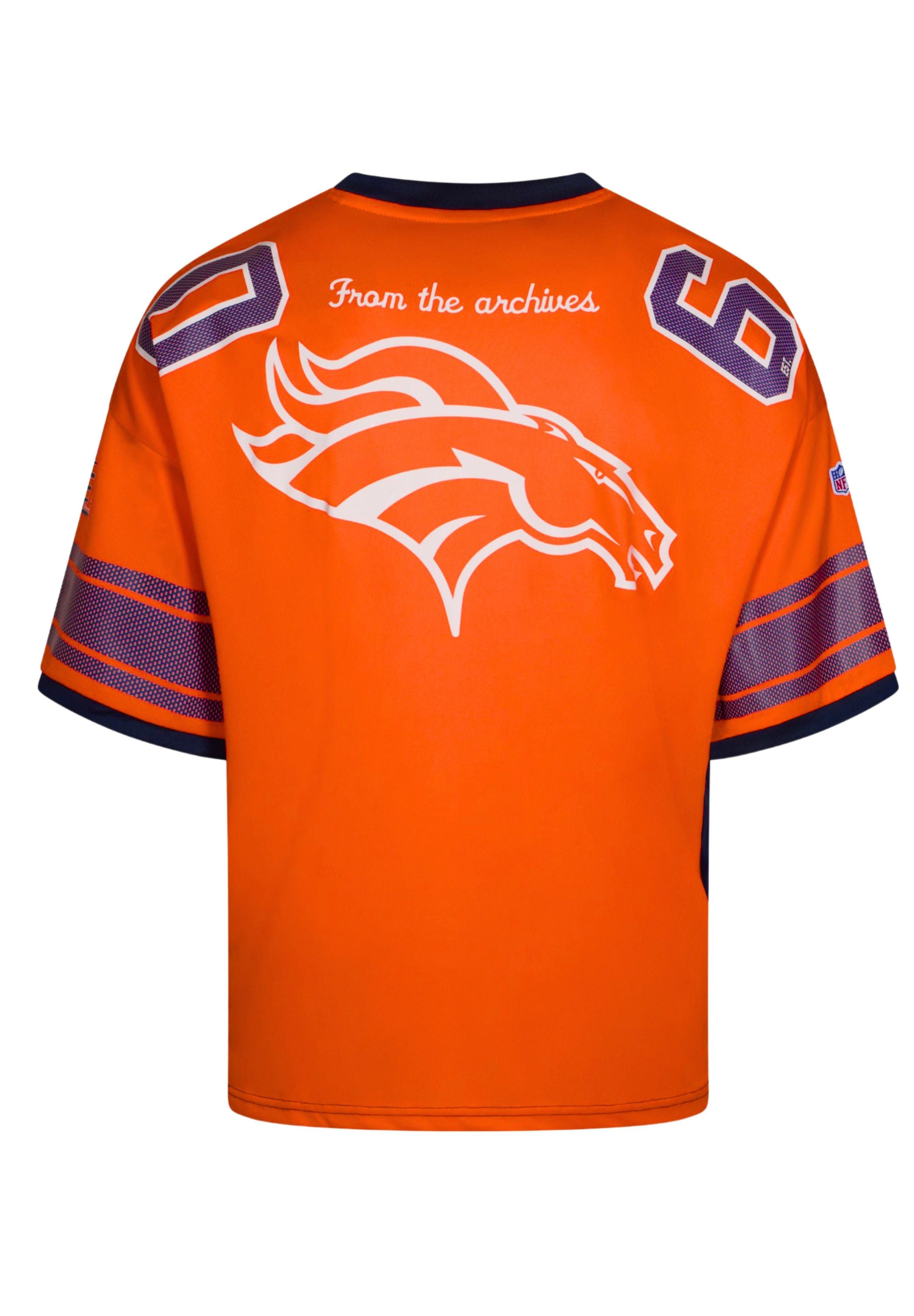 Recovered T-Shirt Denver Broncos NFL Mesh Oversized Top Jersey Trikot Orang günstig online kaufen