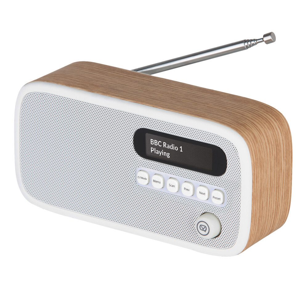 LAURA ASHLEY VQ Dexter DAB/DAB+ Digitalradio UKW, Bluetooth, Wiederaufladbar Beige Digitalradio (DAB)