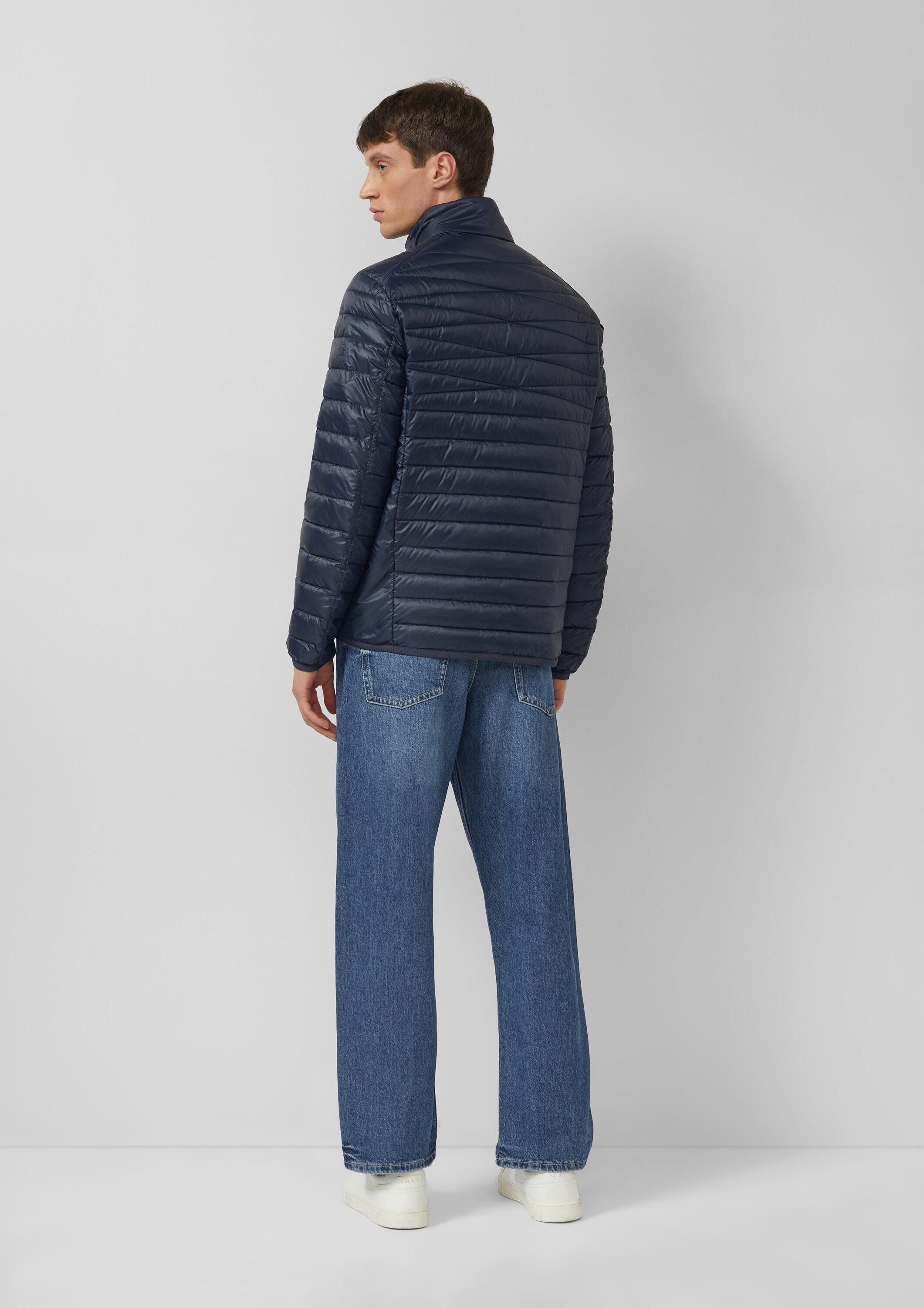s.Oliver Winterjacke Outdoor-Jacke Sportive Steppjacke mit Stehkragen und Innentasche