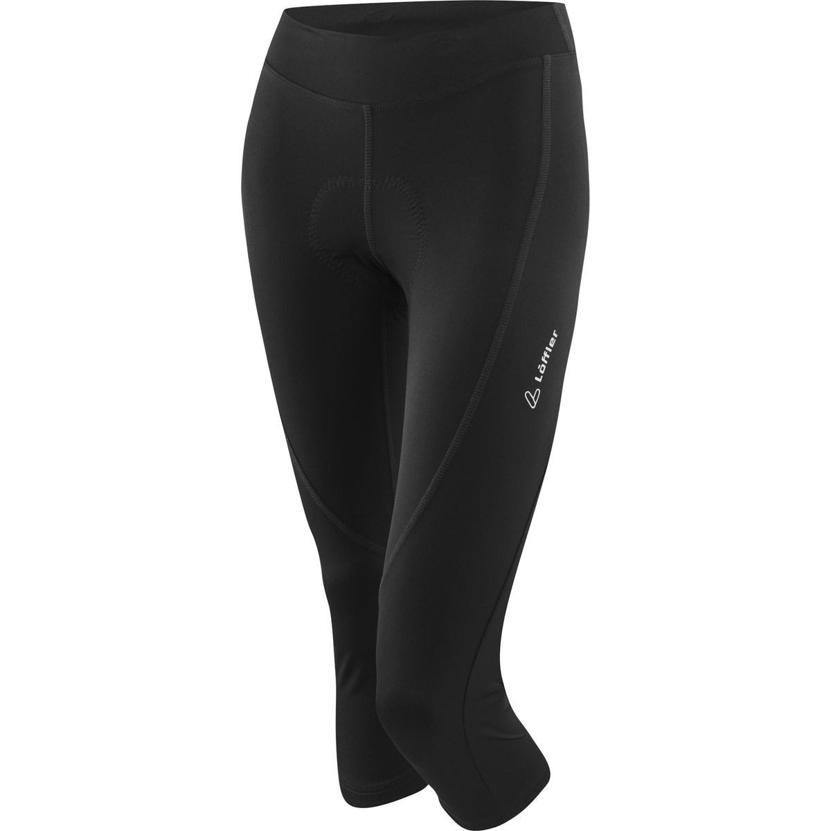 Löffler Fahrradhose Women 3/4 Bike Tights Tour II Optimale Radhose für Damen mit hohem Tragekomfort, atmungsaktiv und
